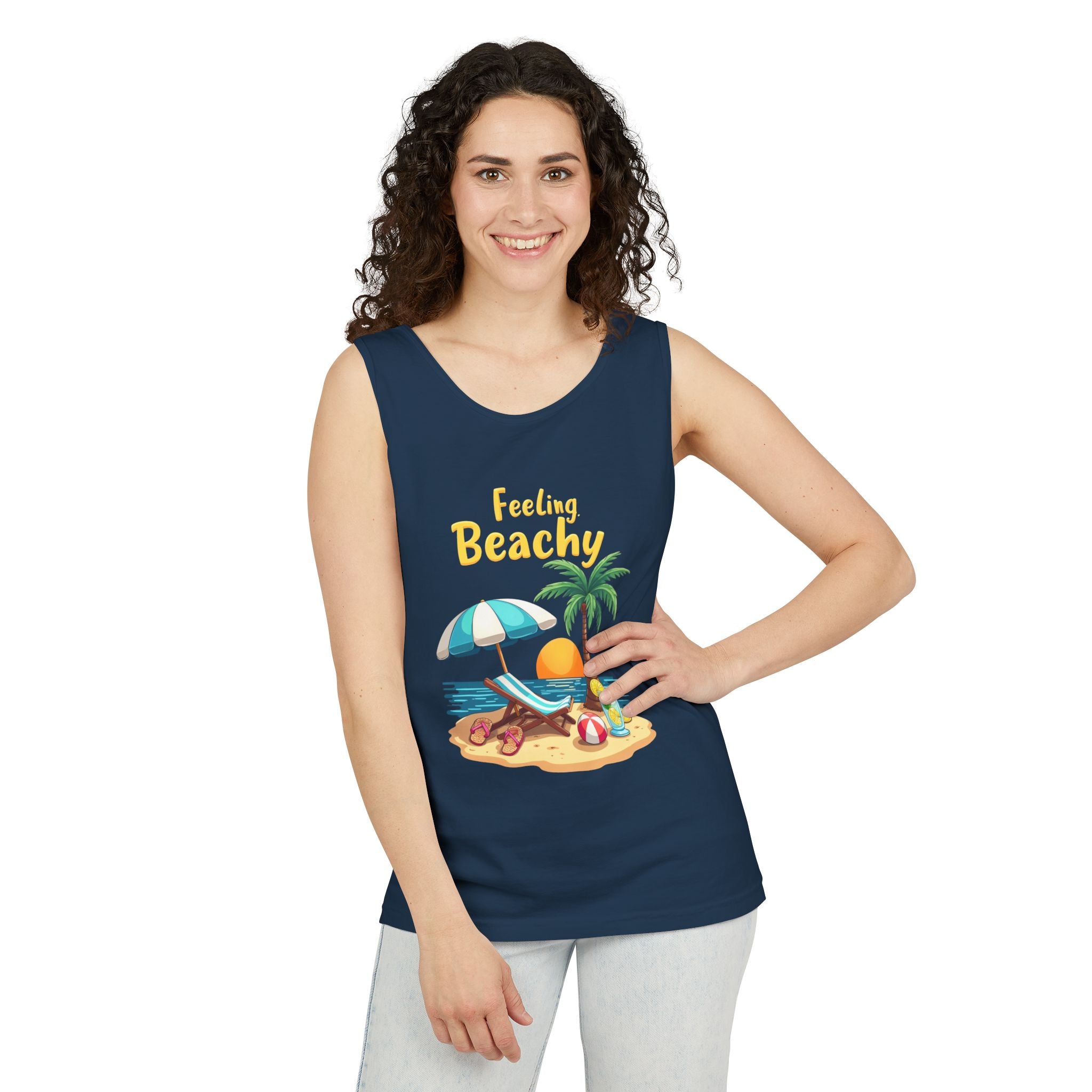 Feeling Beachy Unisex Tank Top
