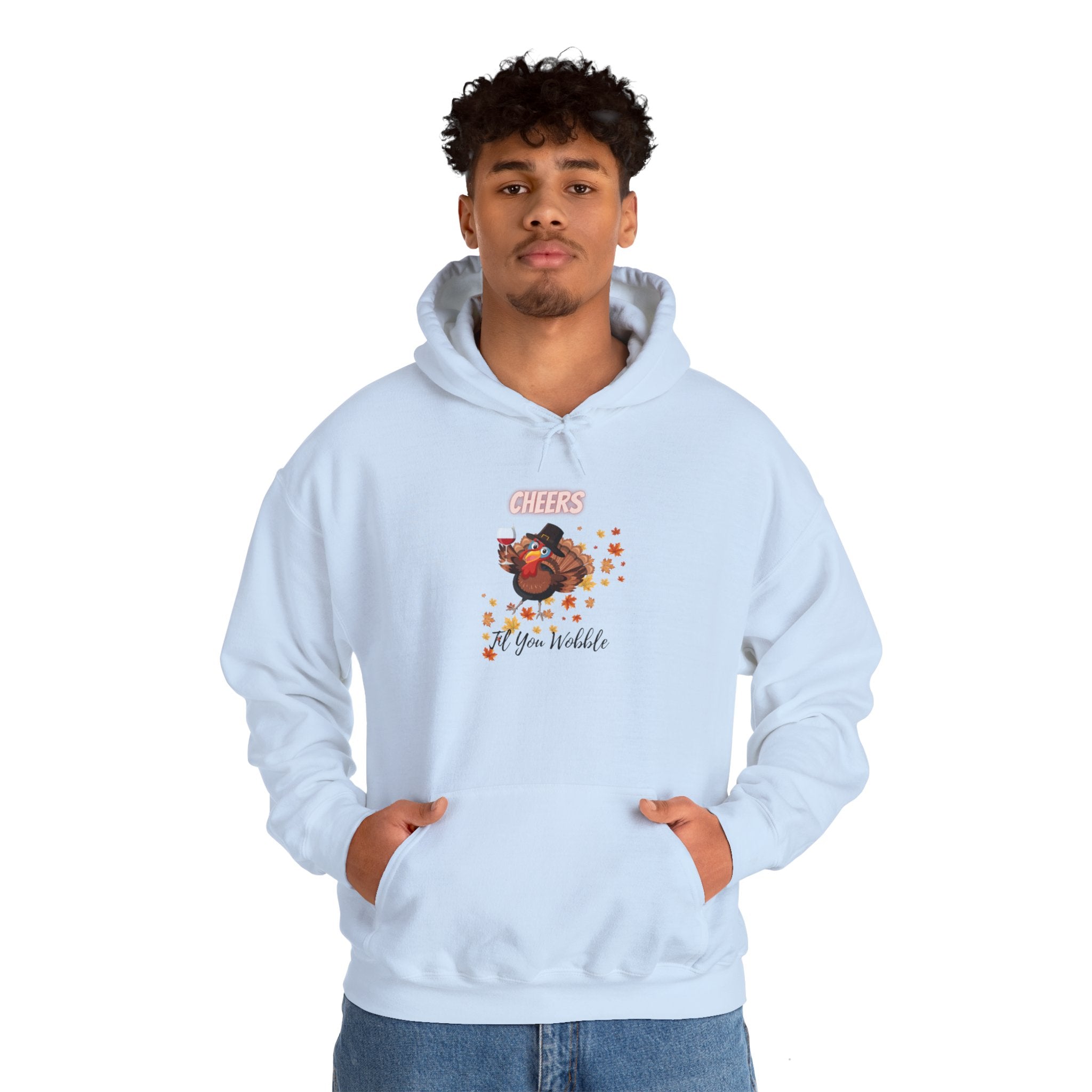 Cheers Til You Wobble Unisex Heavy Blend™ Hooded Sweatshirt