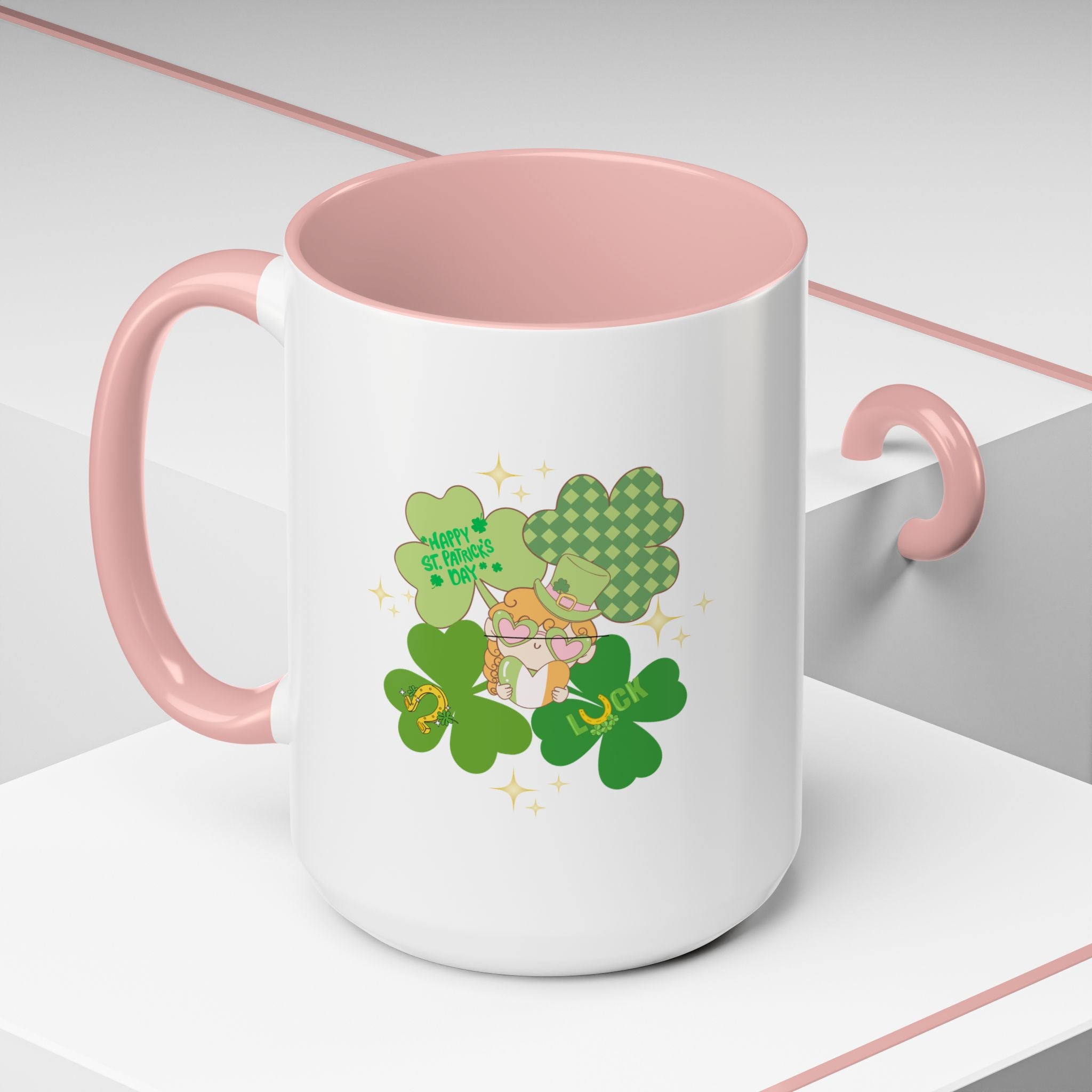 Retro St. Paddy's Day Accent Coffee Mug - 11oz & 15oz