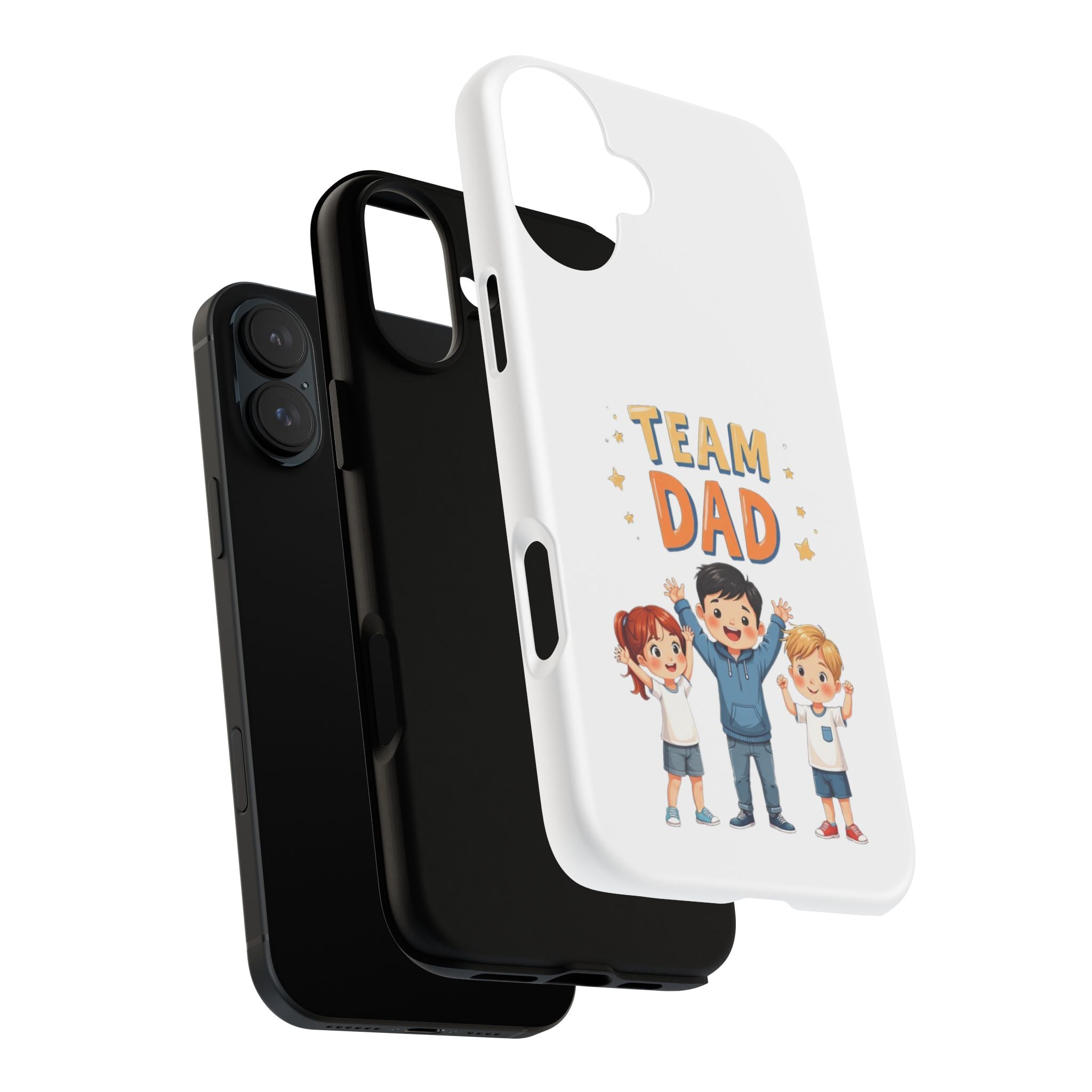 Team Dad Phone Case, Fun Gift for Fathers, Durable Phone Protector, Cute Dad Team Merchandise, Father's Day Special