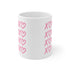 XOXO Ceramic Mug 11oz