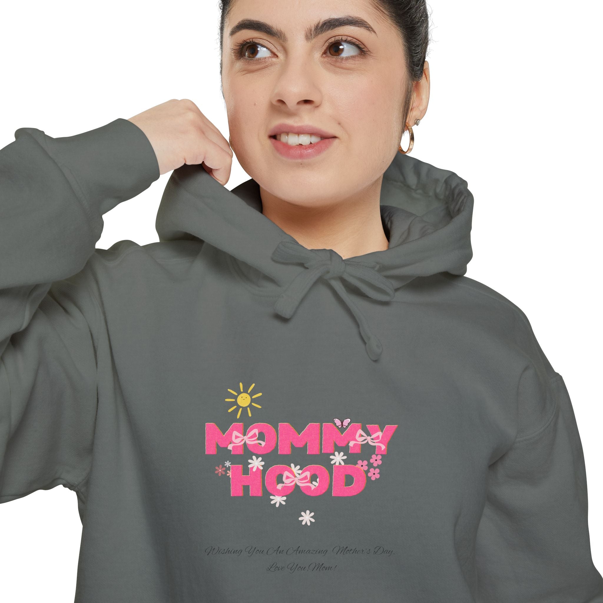 Mommy Hood Graphic Unisex Hoodie - Perfect for New Moms