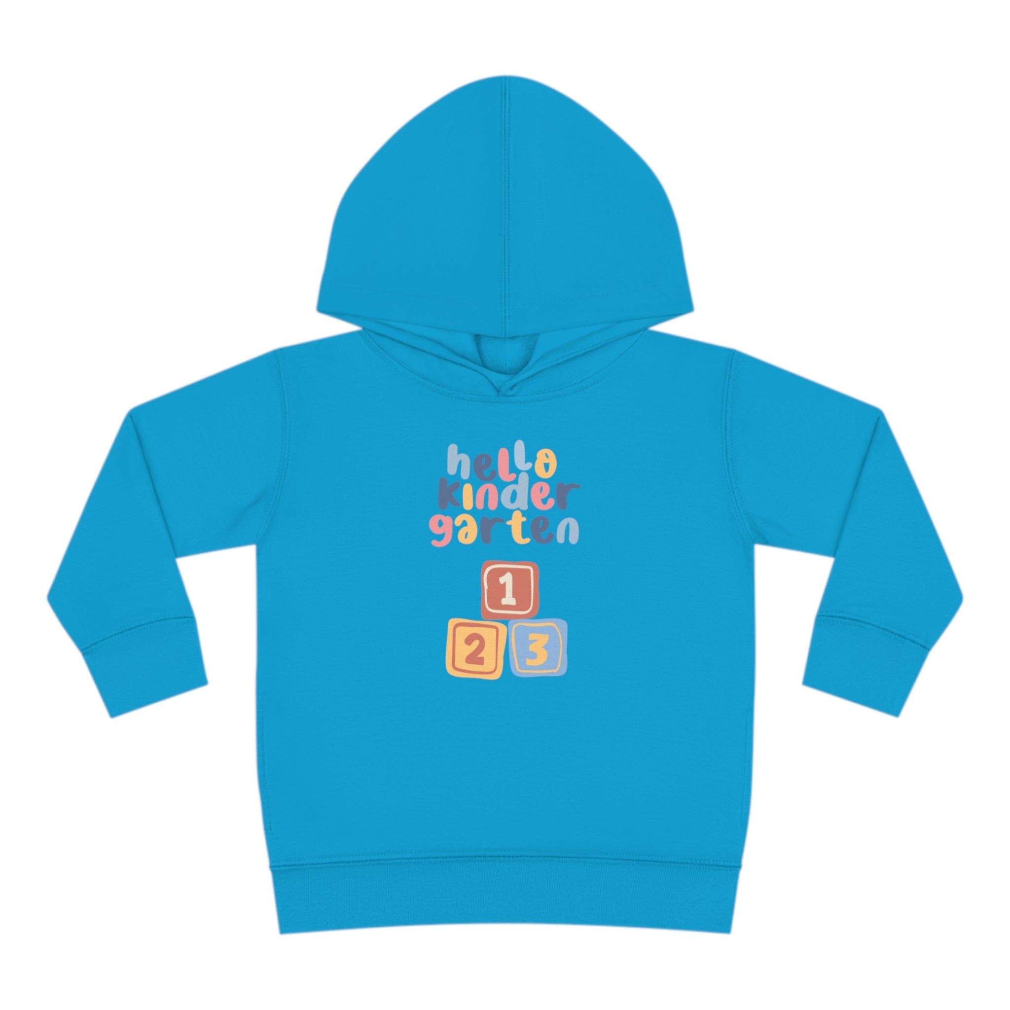 Hello Kindergarten Toddler Pullover Fleece Hoodie