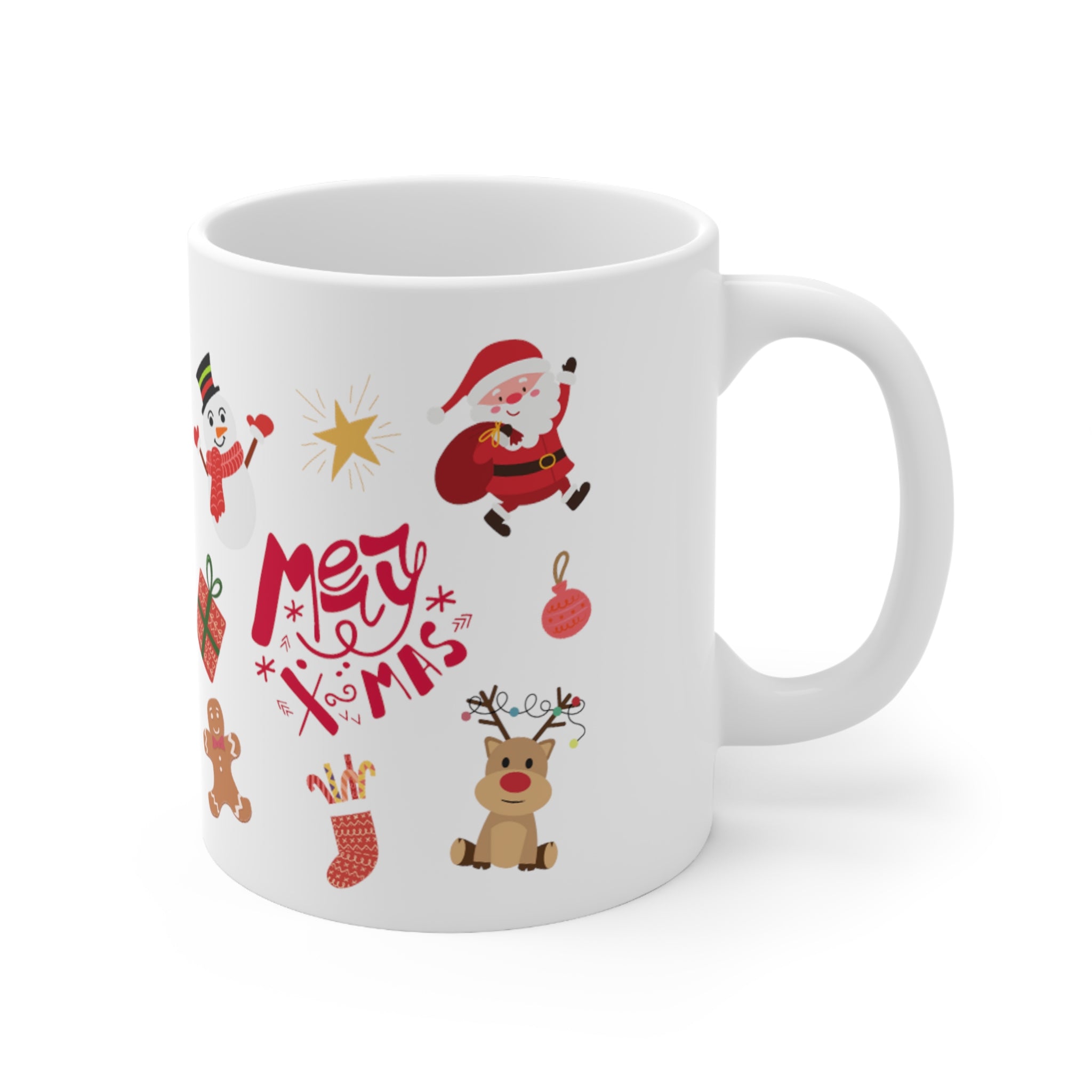 Merry Christmas Crew Ceramic Mug 11oz