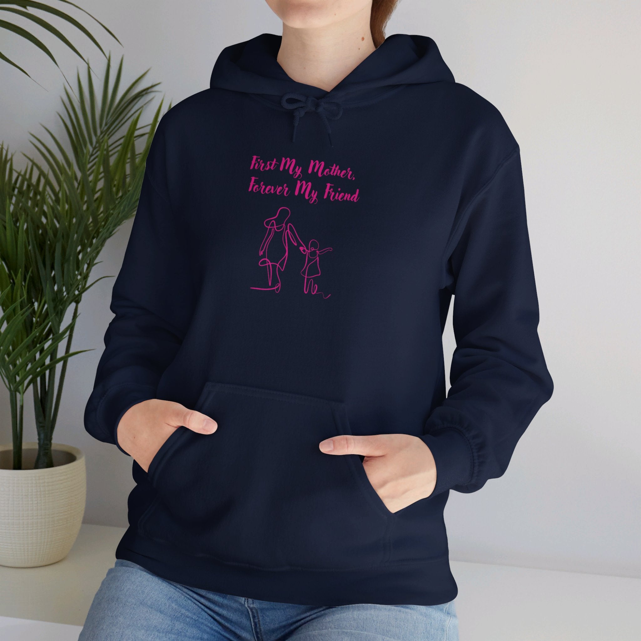 First My Mother Forever My Friend Unisex Heavy Blend™ Hooded Sweatshirt
