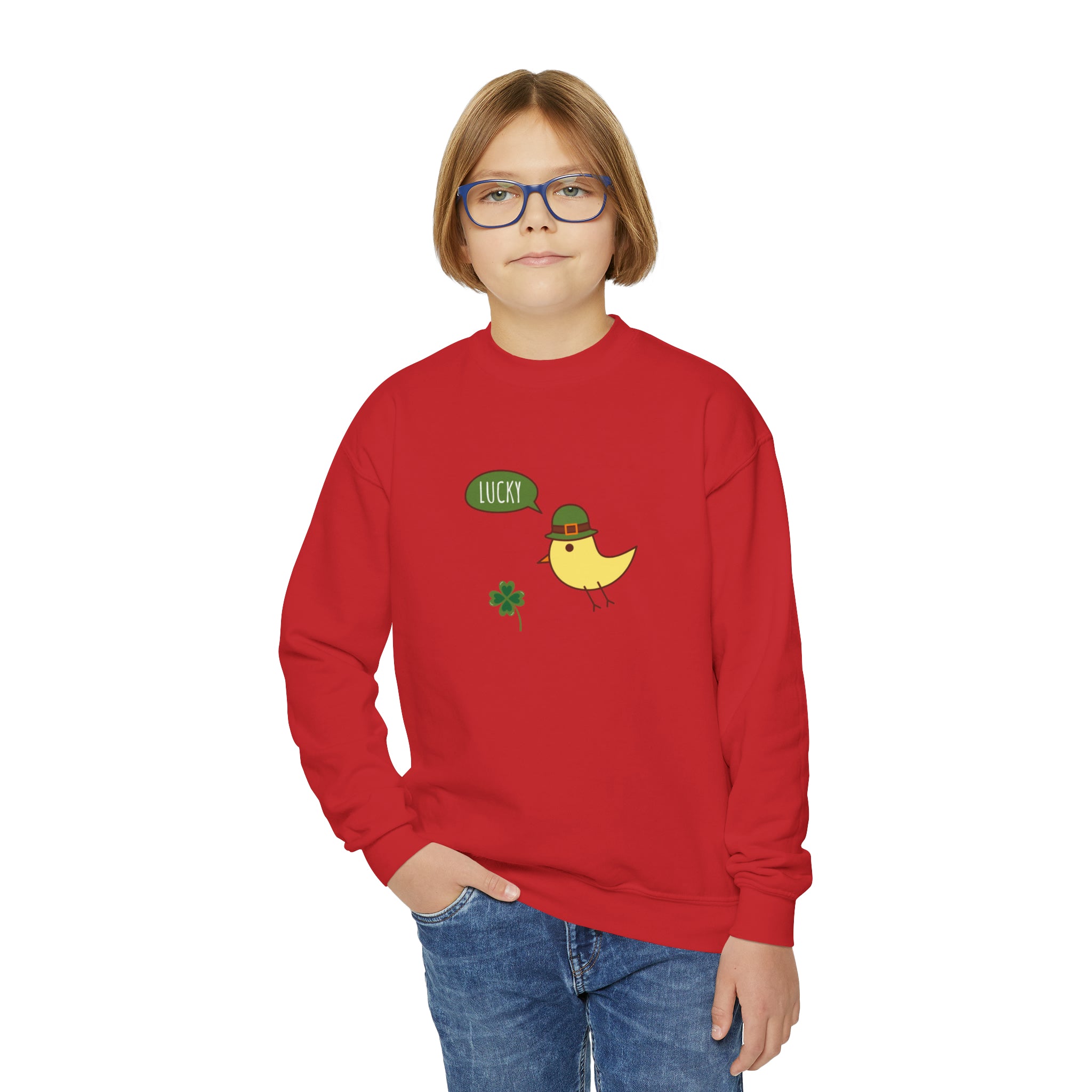 Feeling Lucky Youth Crewneck Sweatshirt