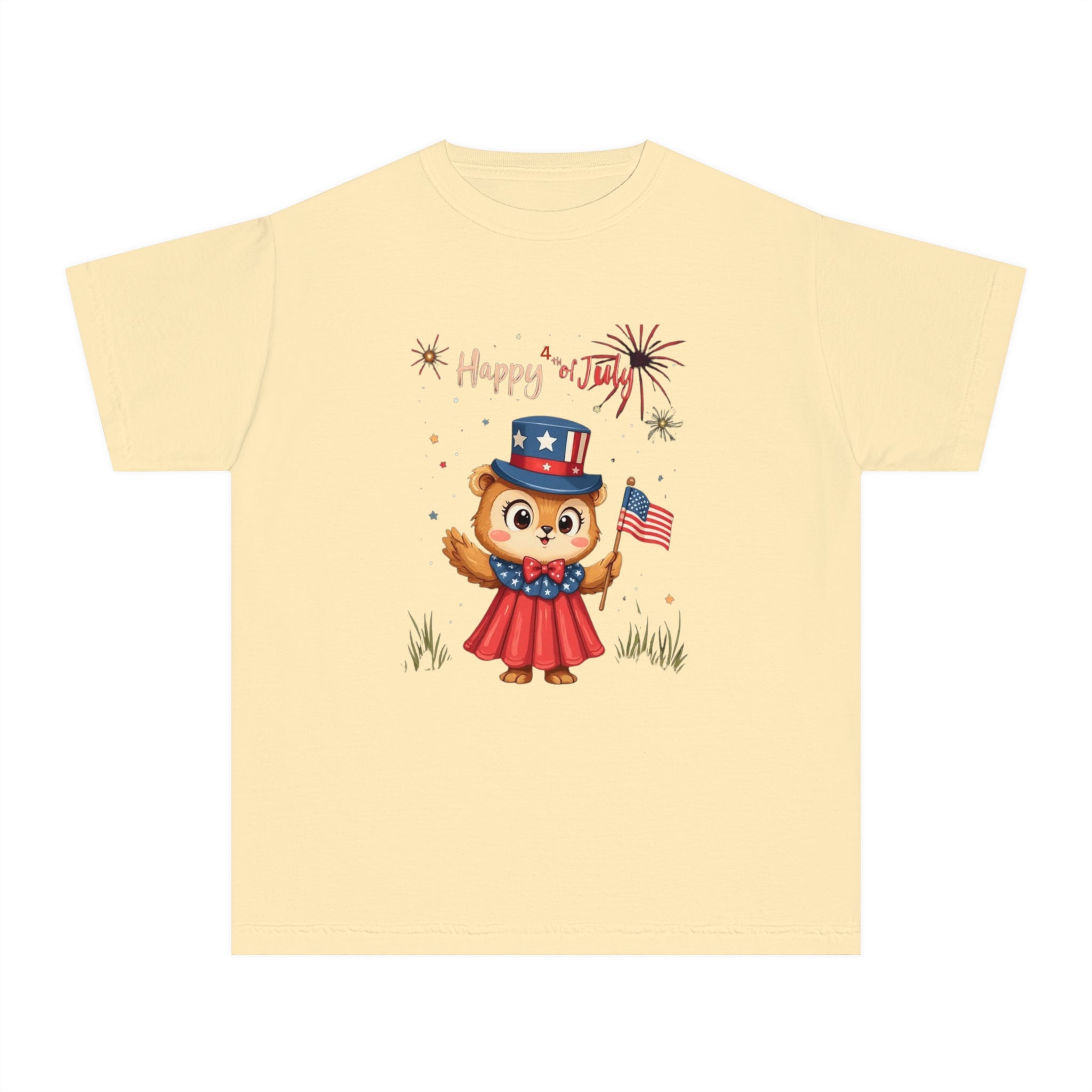 Happy Independence Day Youth Midweight Tee
