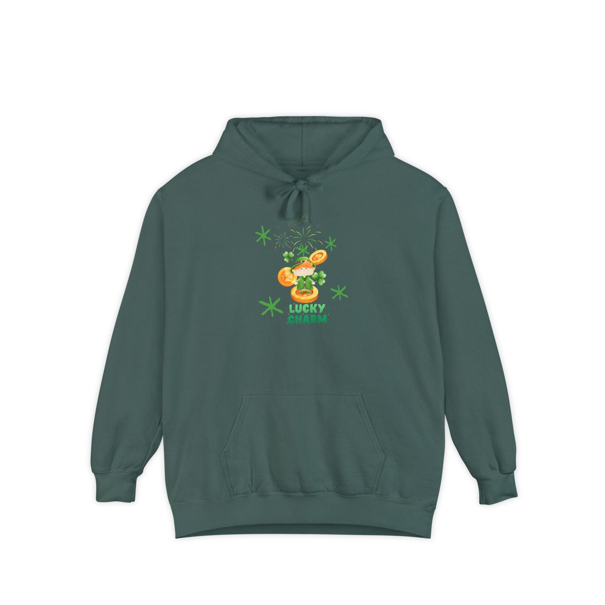 Lucky Charm Unisex Garment-Dyed Hoodie