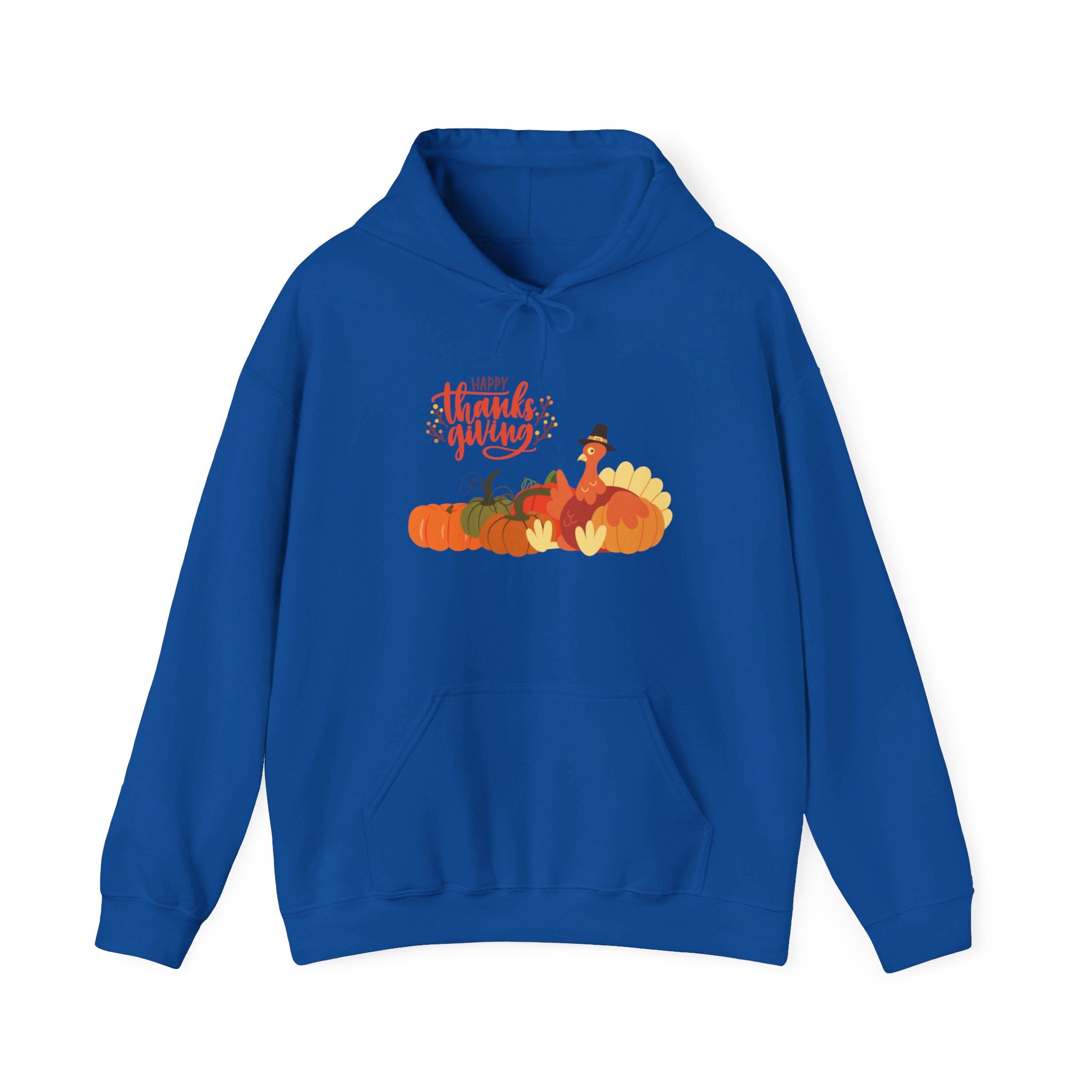 Happy Thanksgiving Turkey Unisex Heavy Blend™ Hooded Sweatshirt