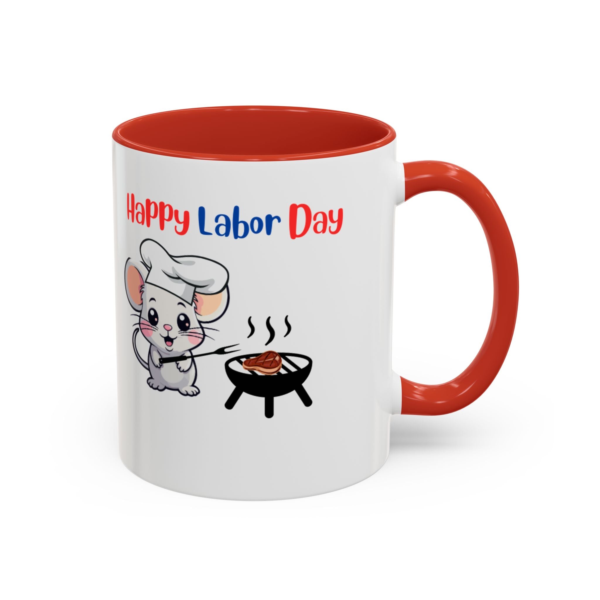 Labor Day Cookout Accent Coffee Mug (11, 15oz)