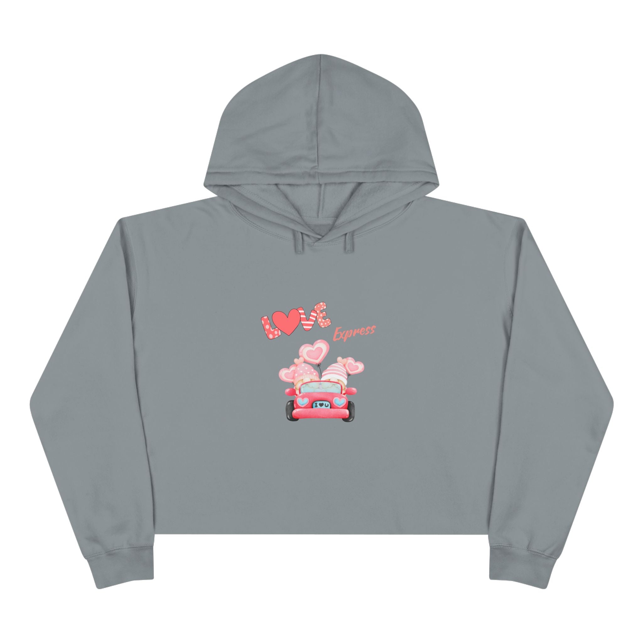 Love Express Crop Hoodie