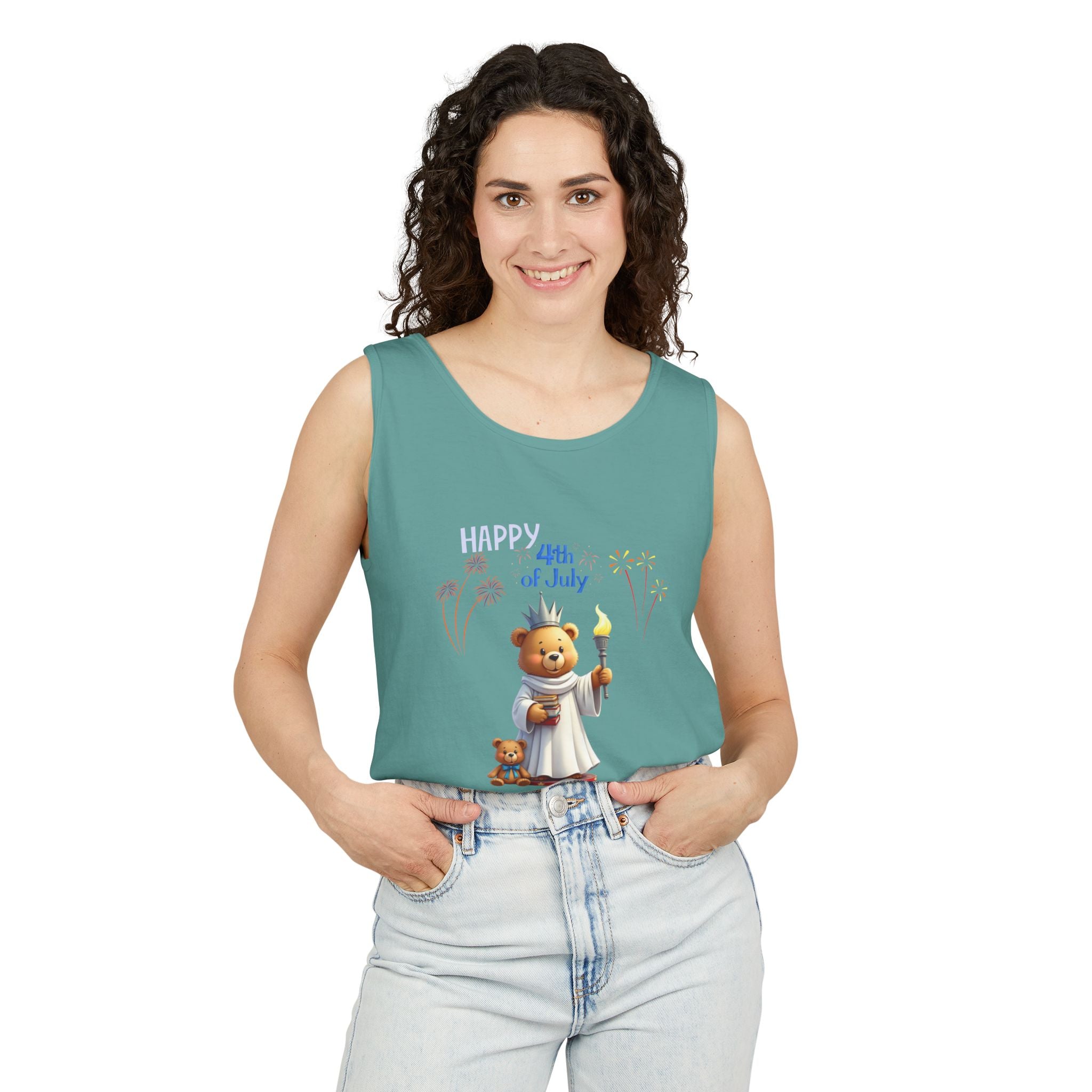 Lady Liberty Unisex Tank Top