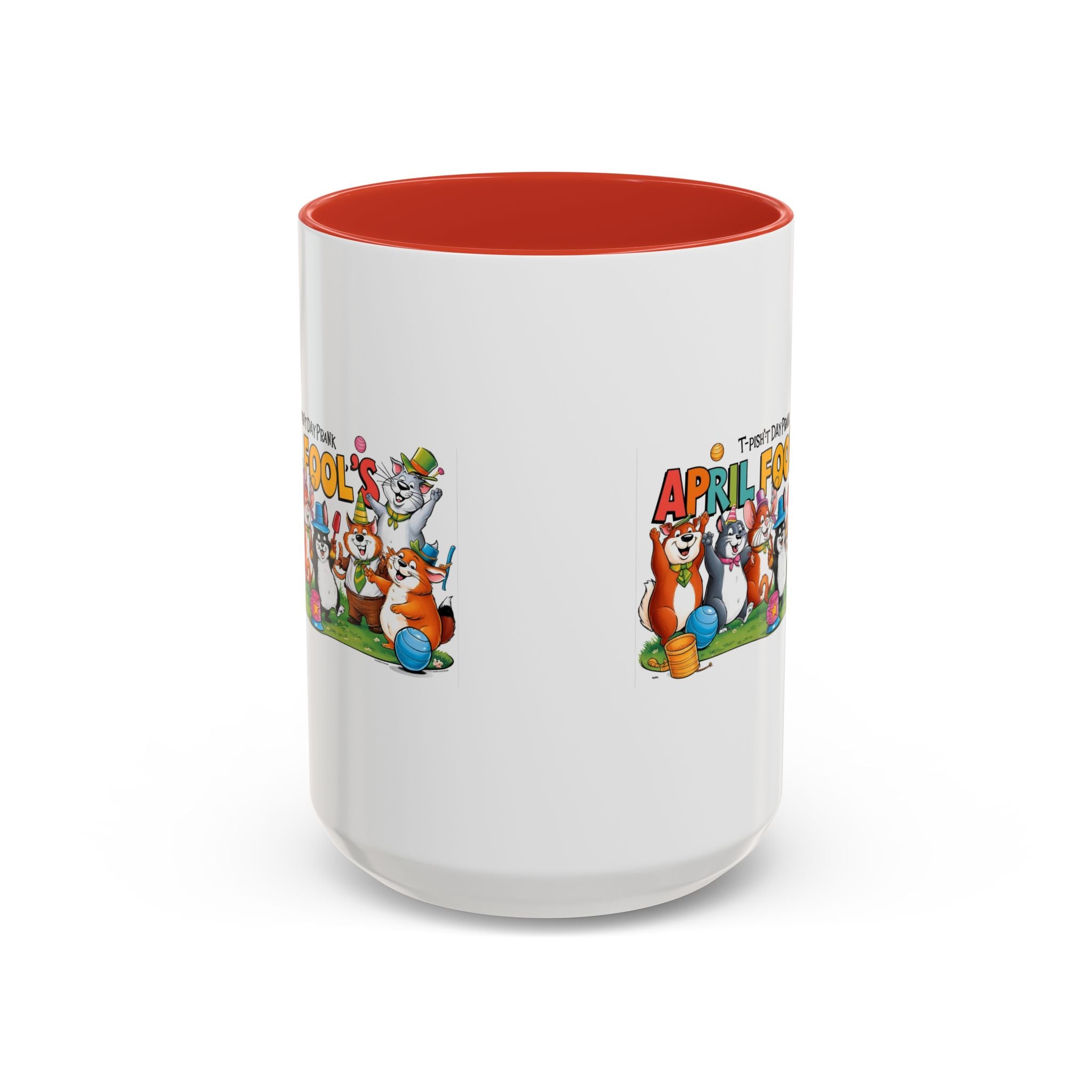 T-Pish'-T Day Prank Accent Coffee Mug