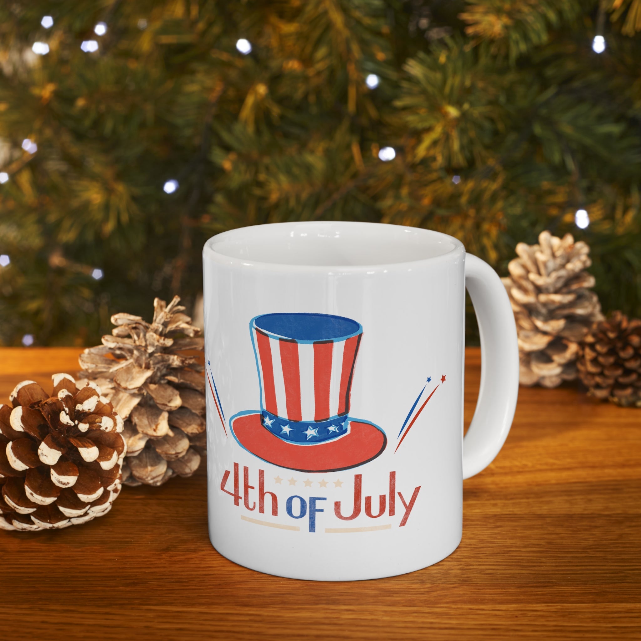 4th Of July Ceramic Mug 11oz