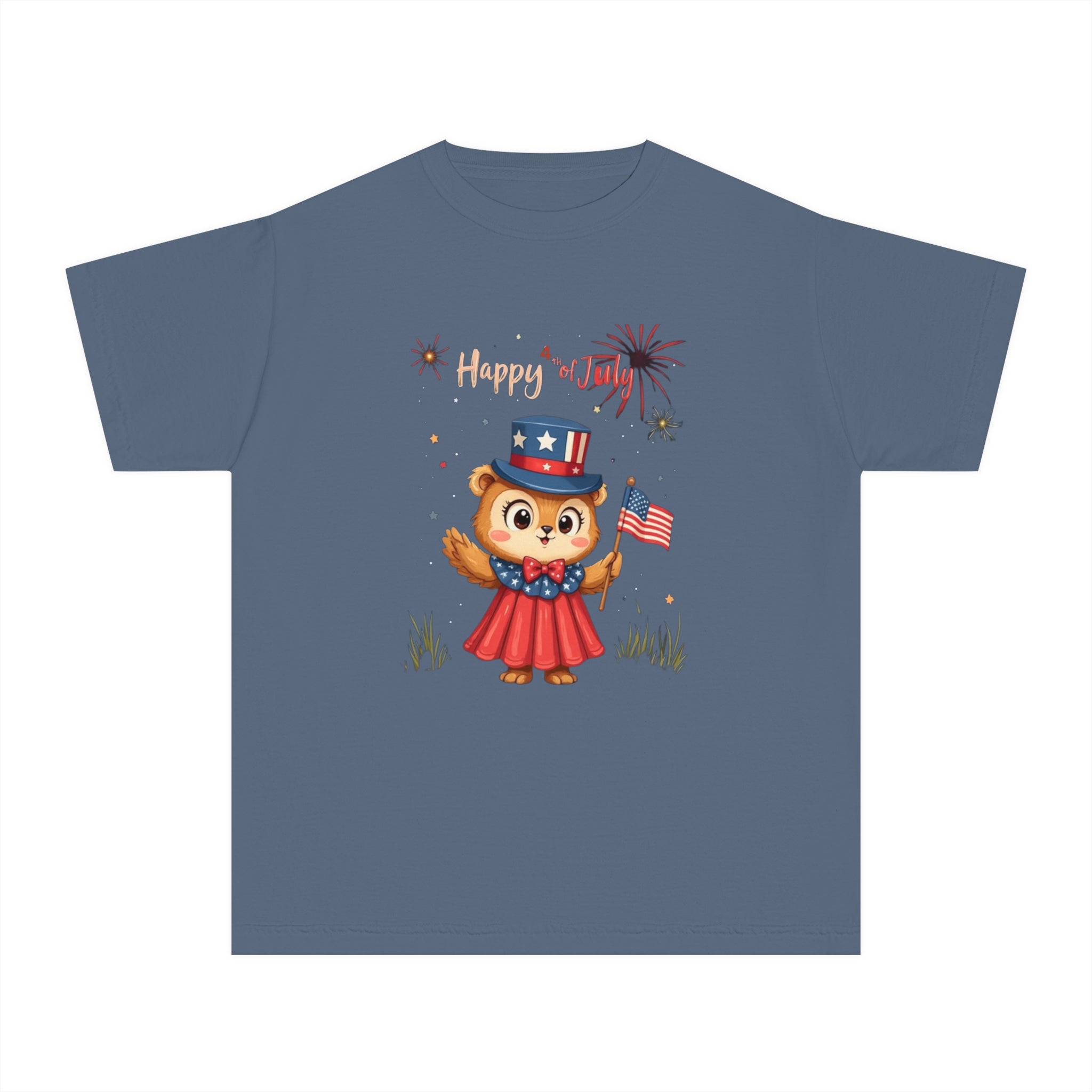 Happy Independence Day Youth Midweight Tee