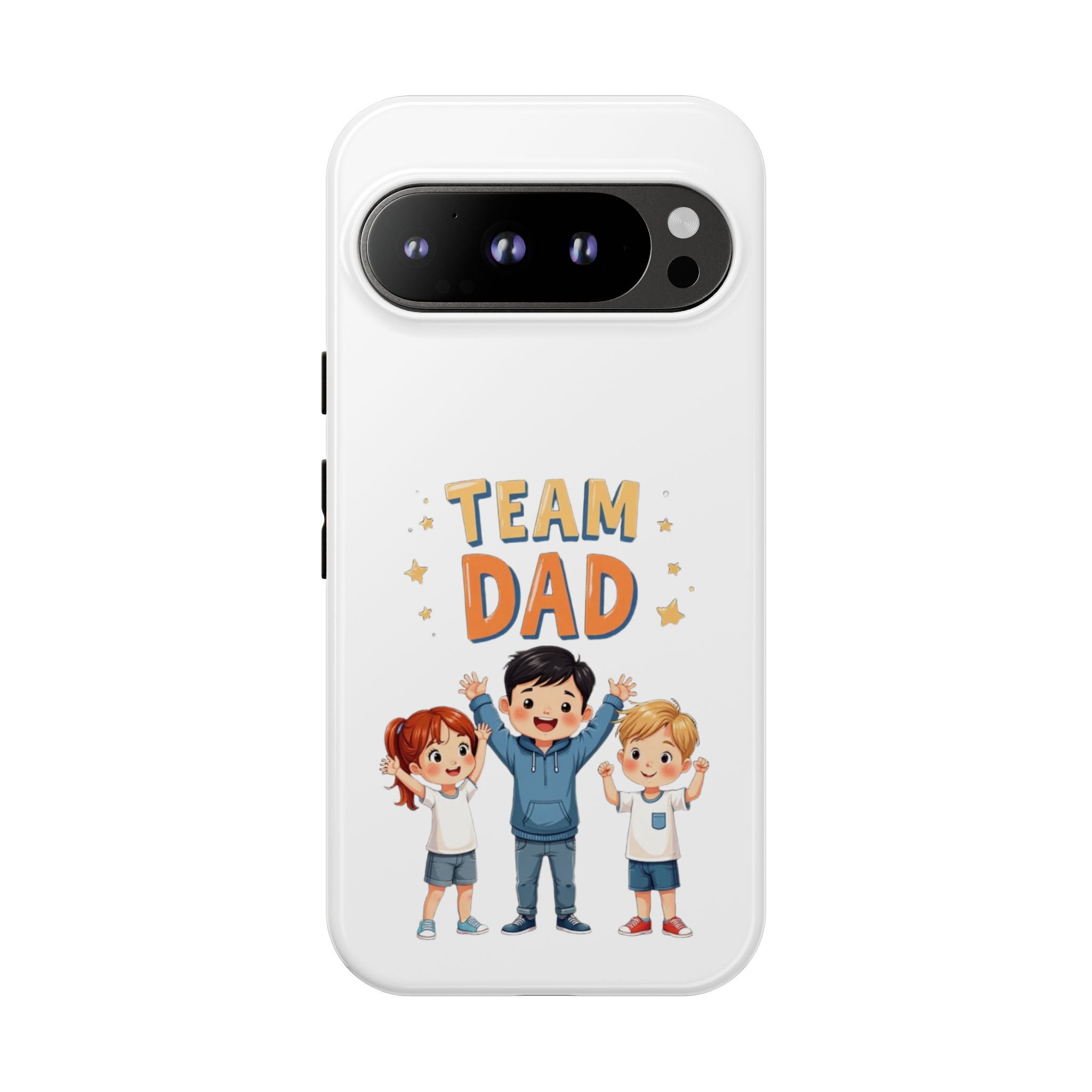 Team Dad Phone Case, Fun Gift for Fathers, Durable Phone Protector, Cute Dad Team Merchandise, Father's Day Special