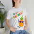 Hello Pineapple Summer Unisex Jersey Short Sleeve Tee