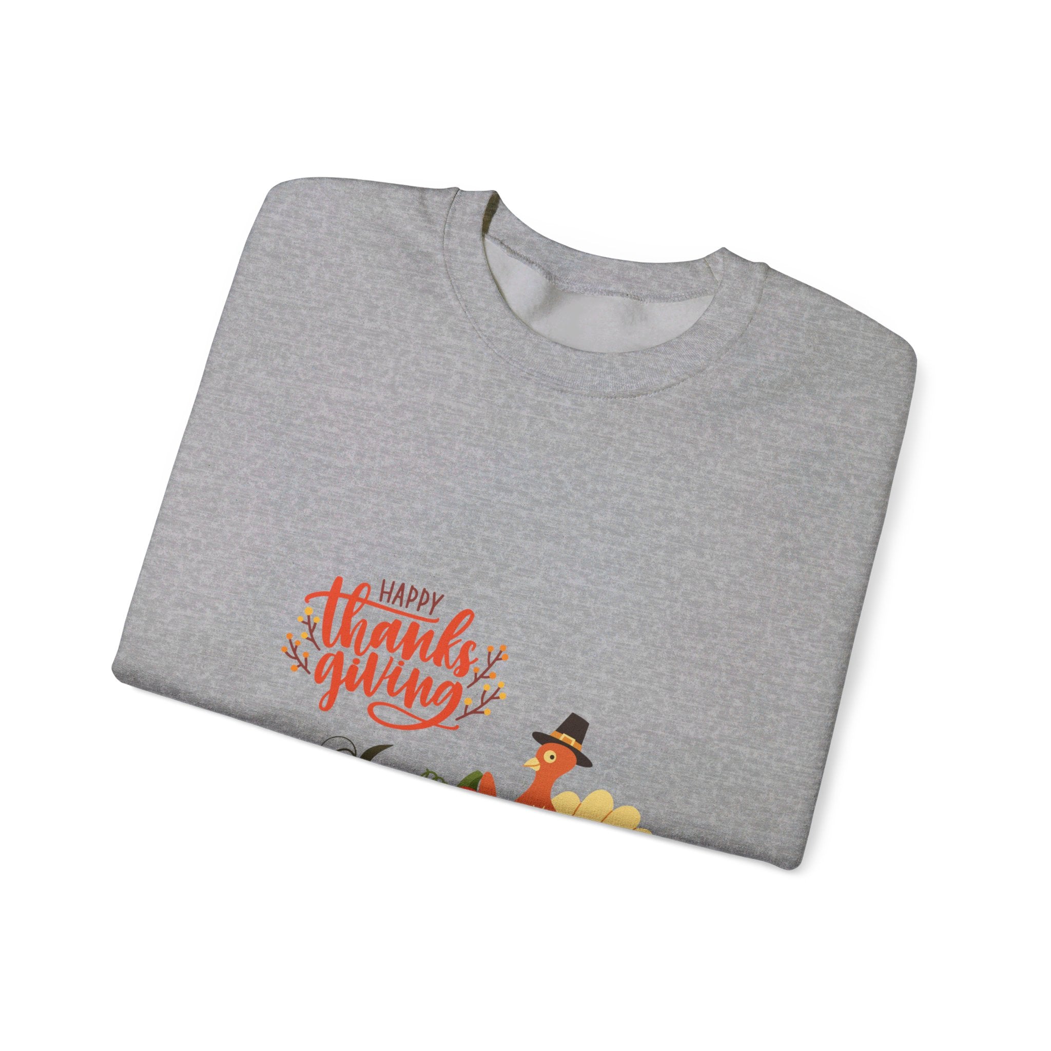 Happy Thanksgiving Turkey Unisex Heavy Blend™ Crewneck Sweatshirt