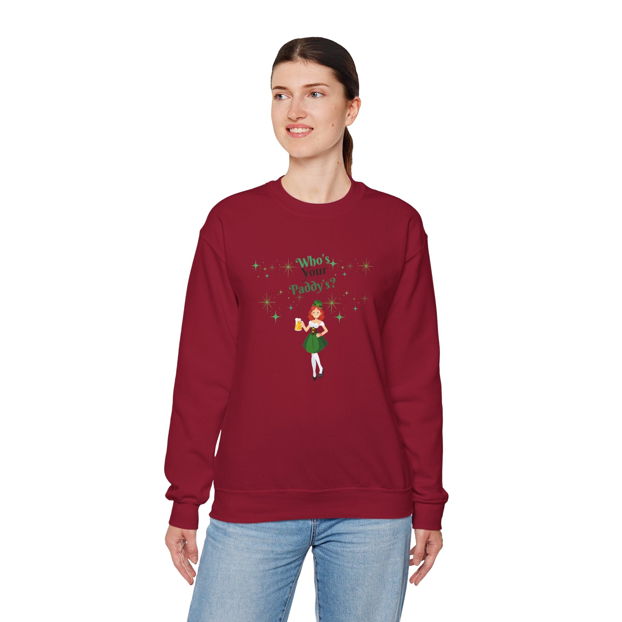 Who's Your Paddy's? Unisex Crewneck Sweatshirt - Perfect for St. Patrick's Day Celebrations