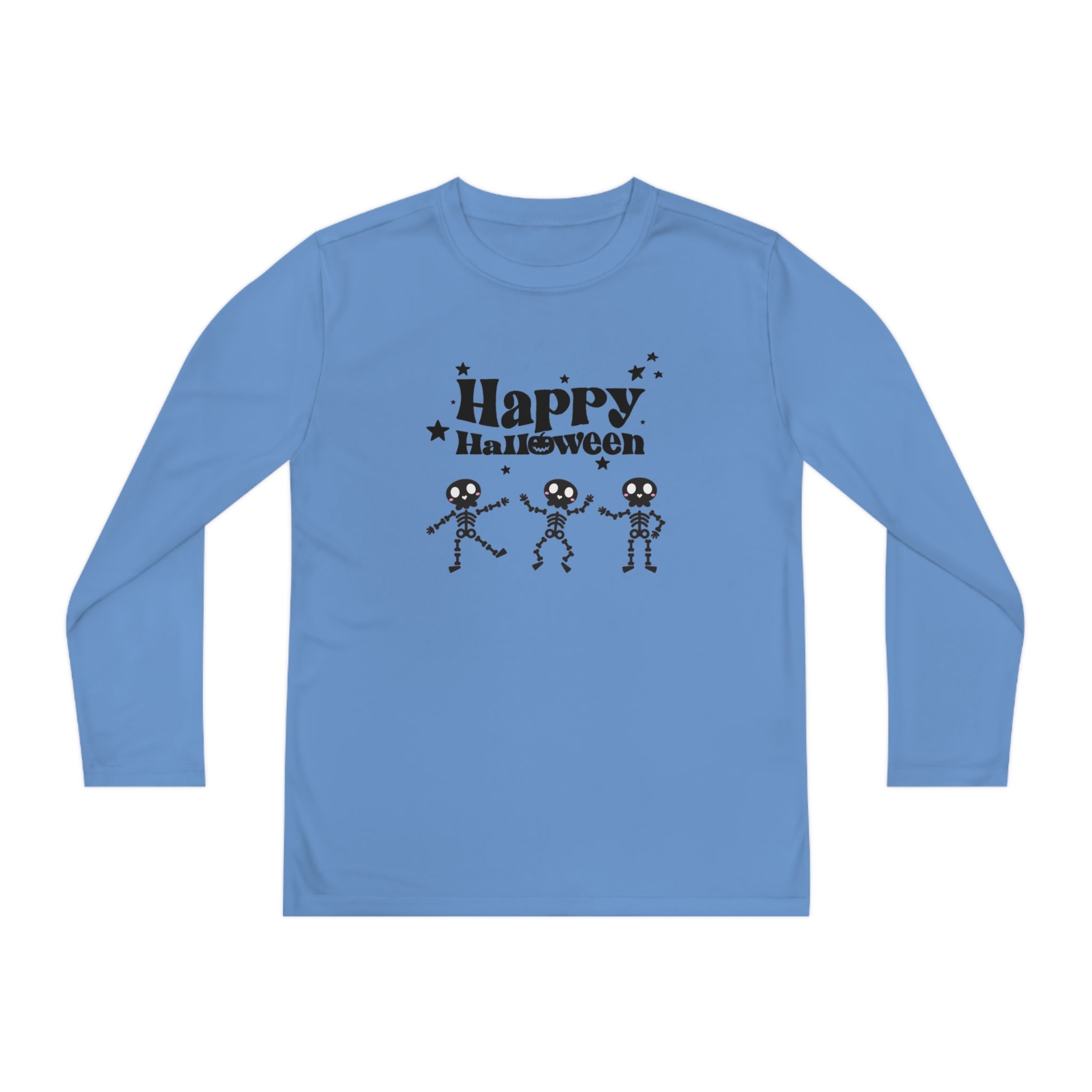 Happy Halloween Crew Youth Long Sleeve Competitor Tee