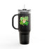 Retro St. Paddy's Day Insulated Travel Mug