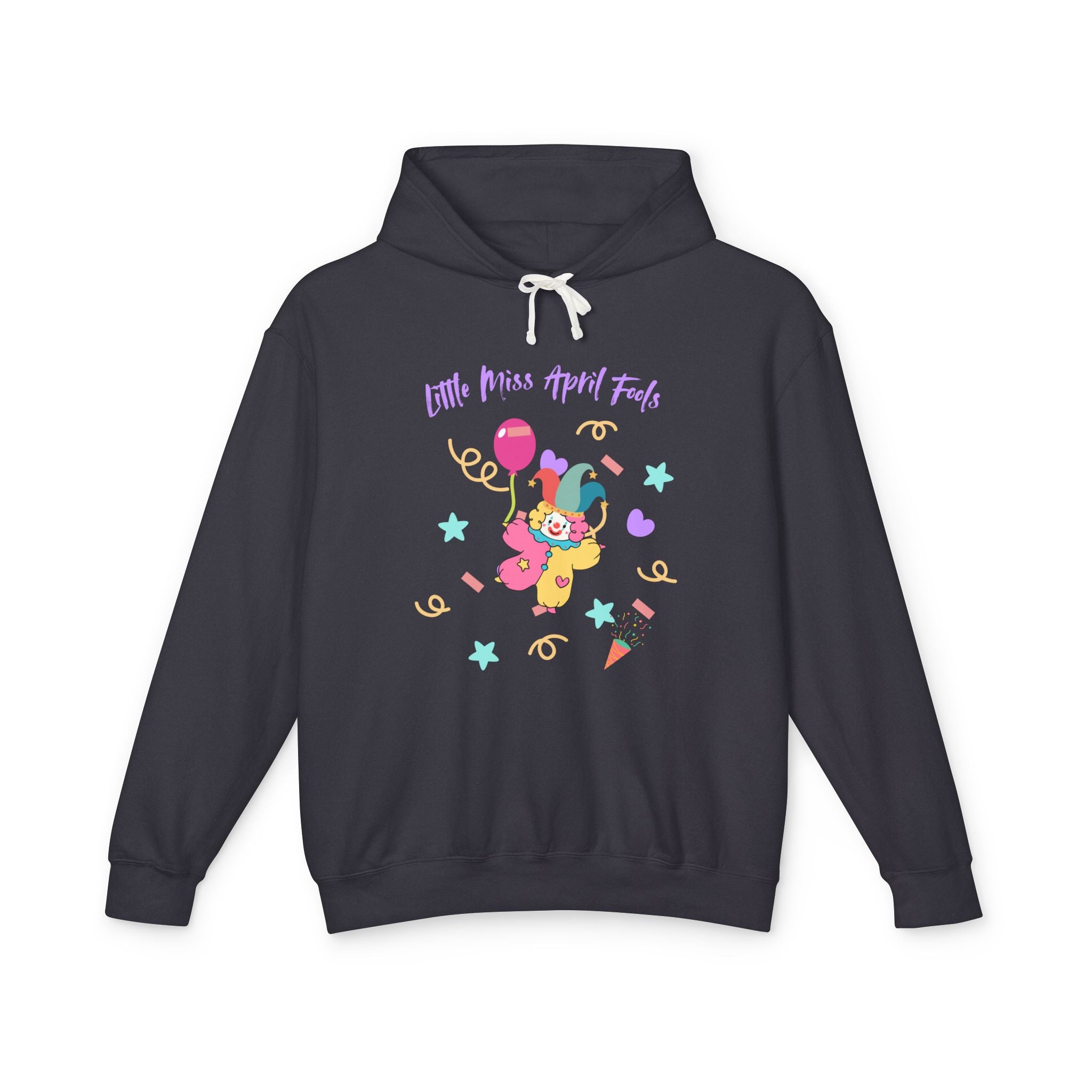 Little Miss April Fool's Day Unisex Lightweight Hooded Sweatshirt