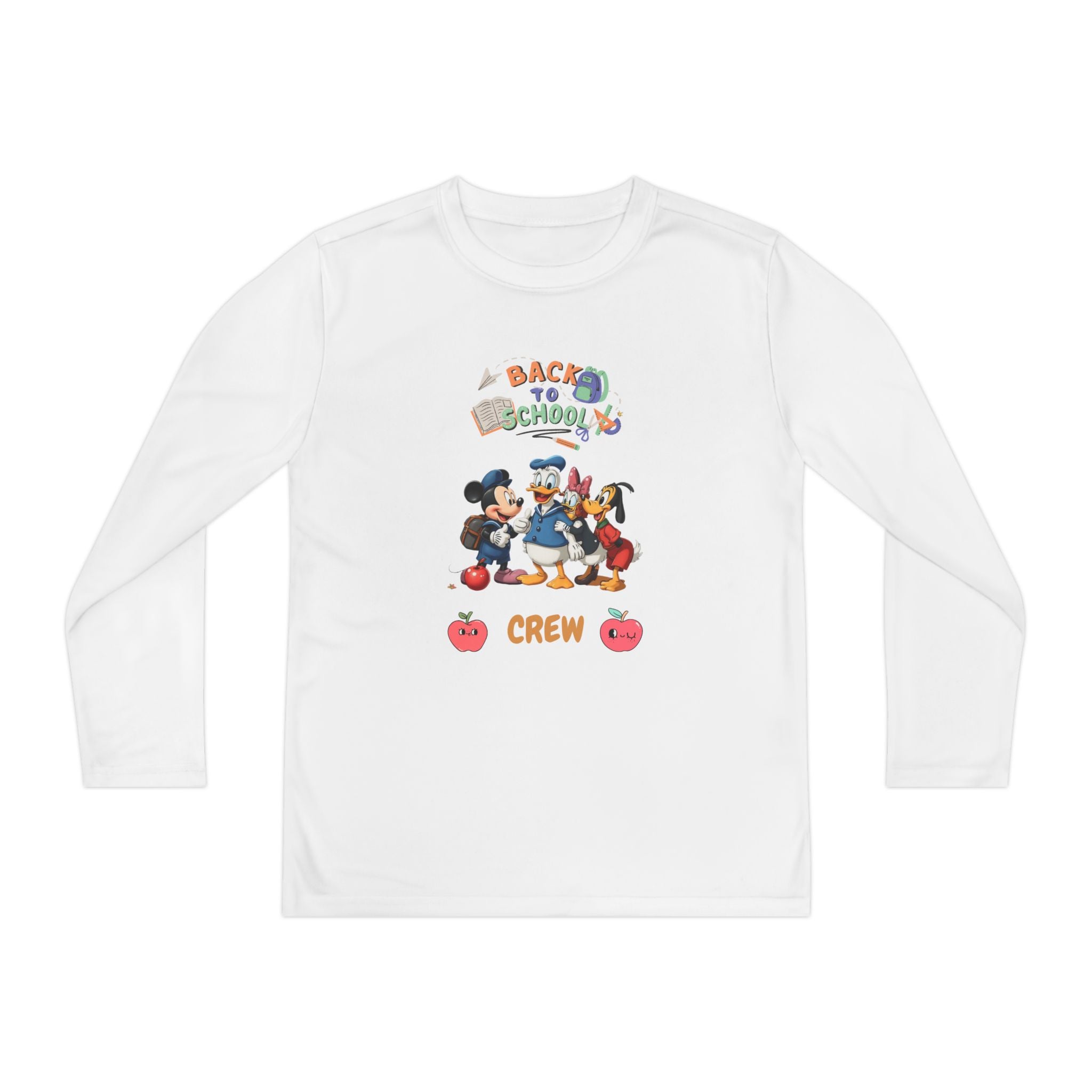 Back to School Crew Youth Long Sleeve Competitor Tee