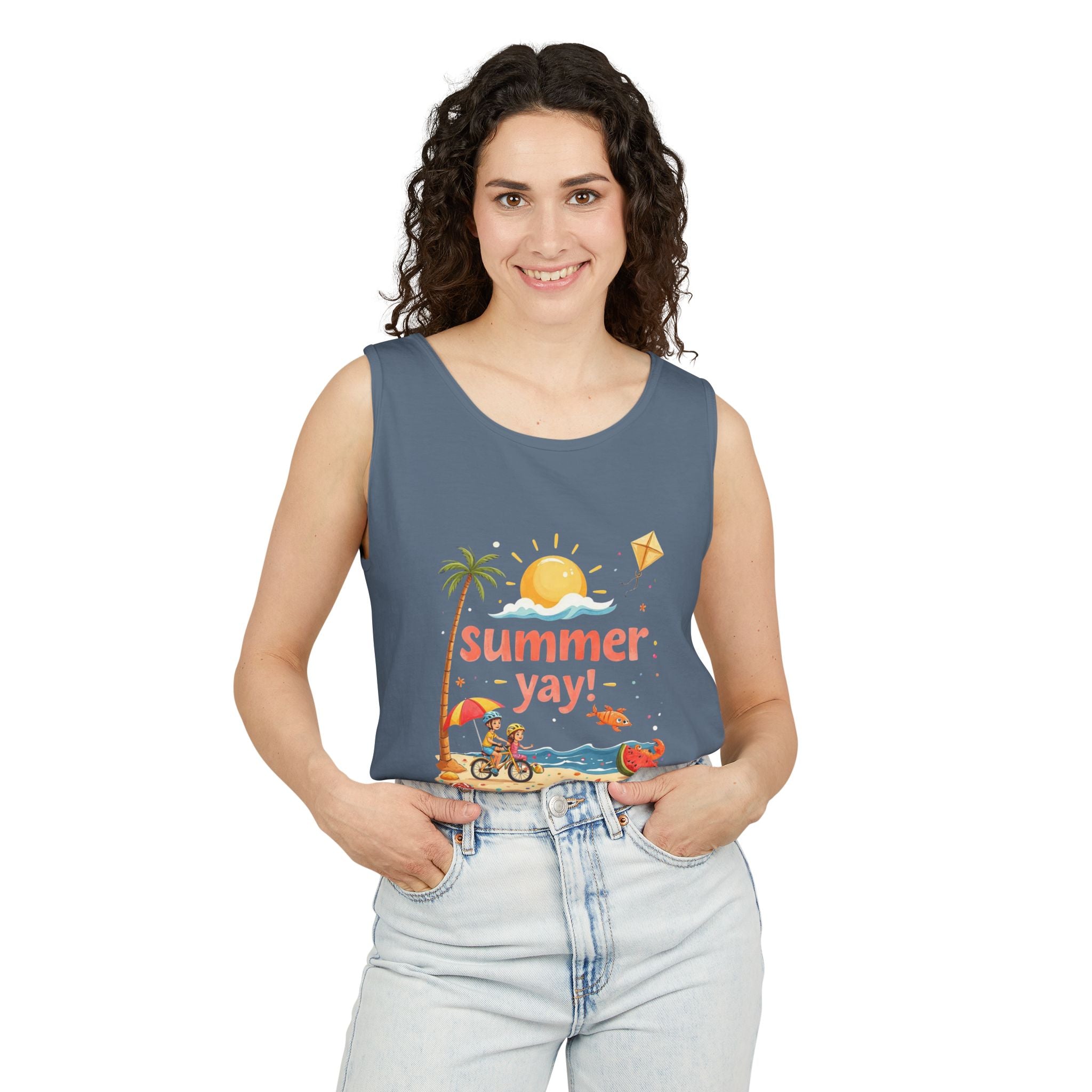 Summer Yay! Unisex Tank Top