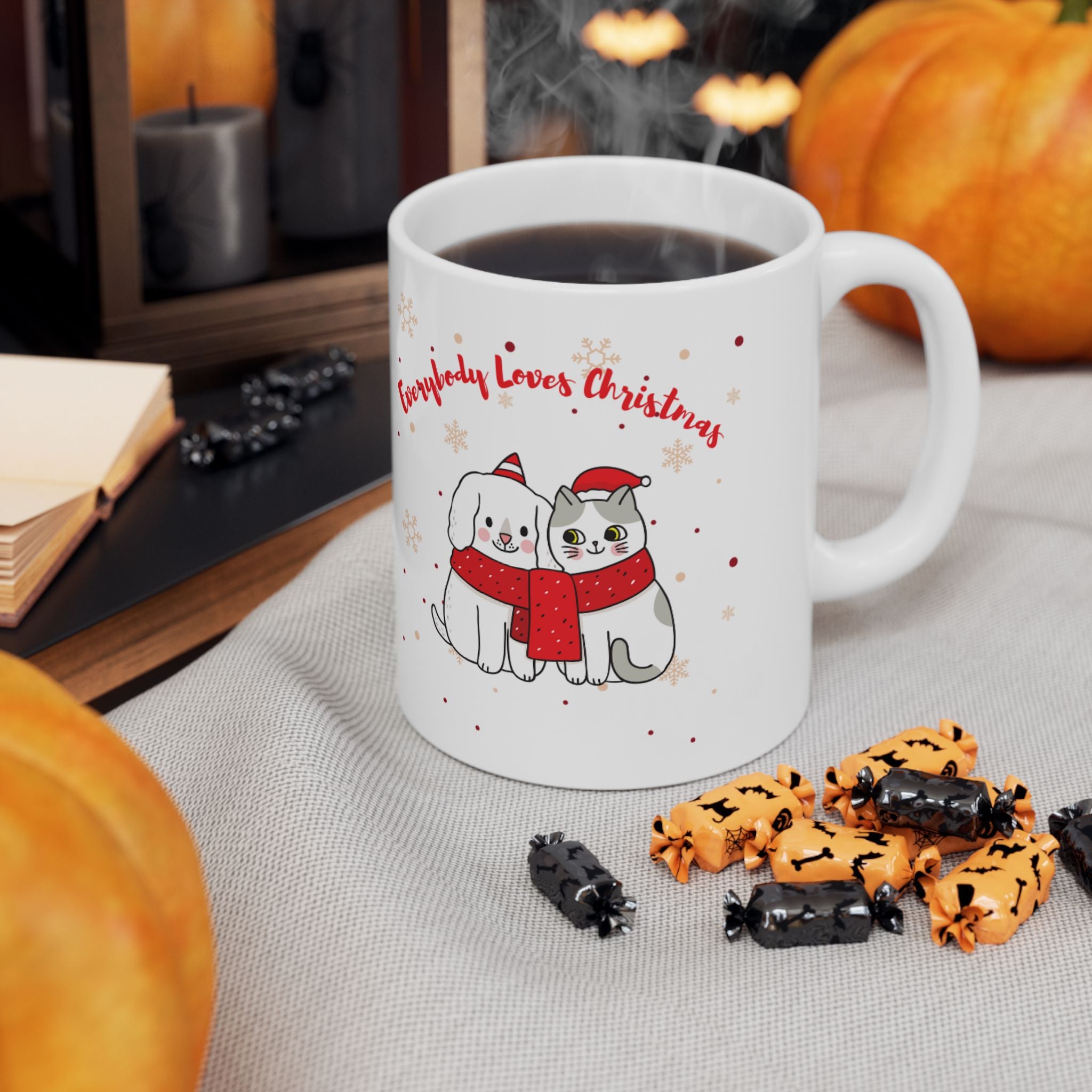 Everybody Loves Christmas Ceramic Mug, (11oz, 15oz)