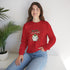 Kiss Me I'm Irish Cat Crewneck Sweatshirt - Unisex Heavy Blend™