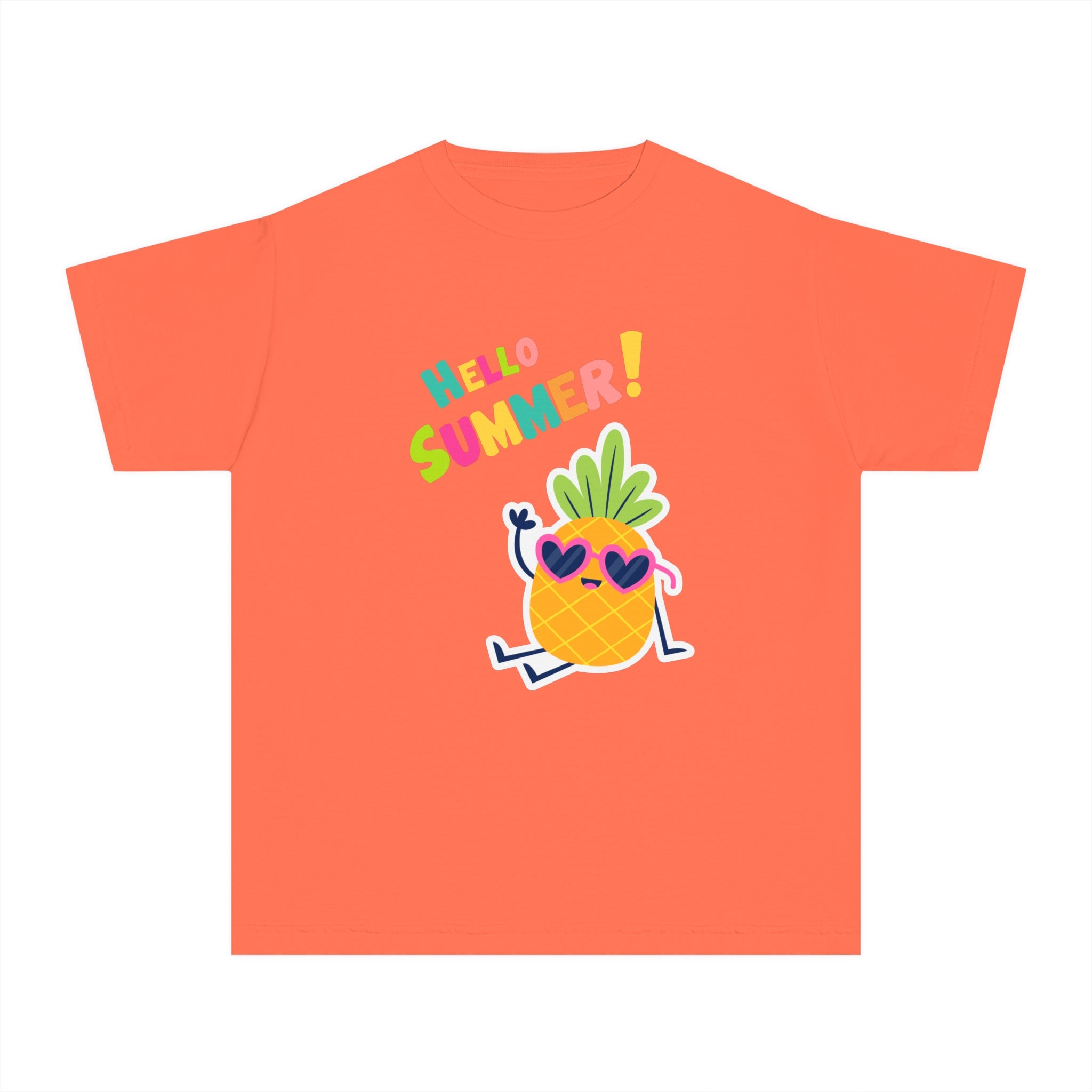 Hello Pineapple Summer Youth Midweight Tee
