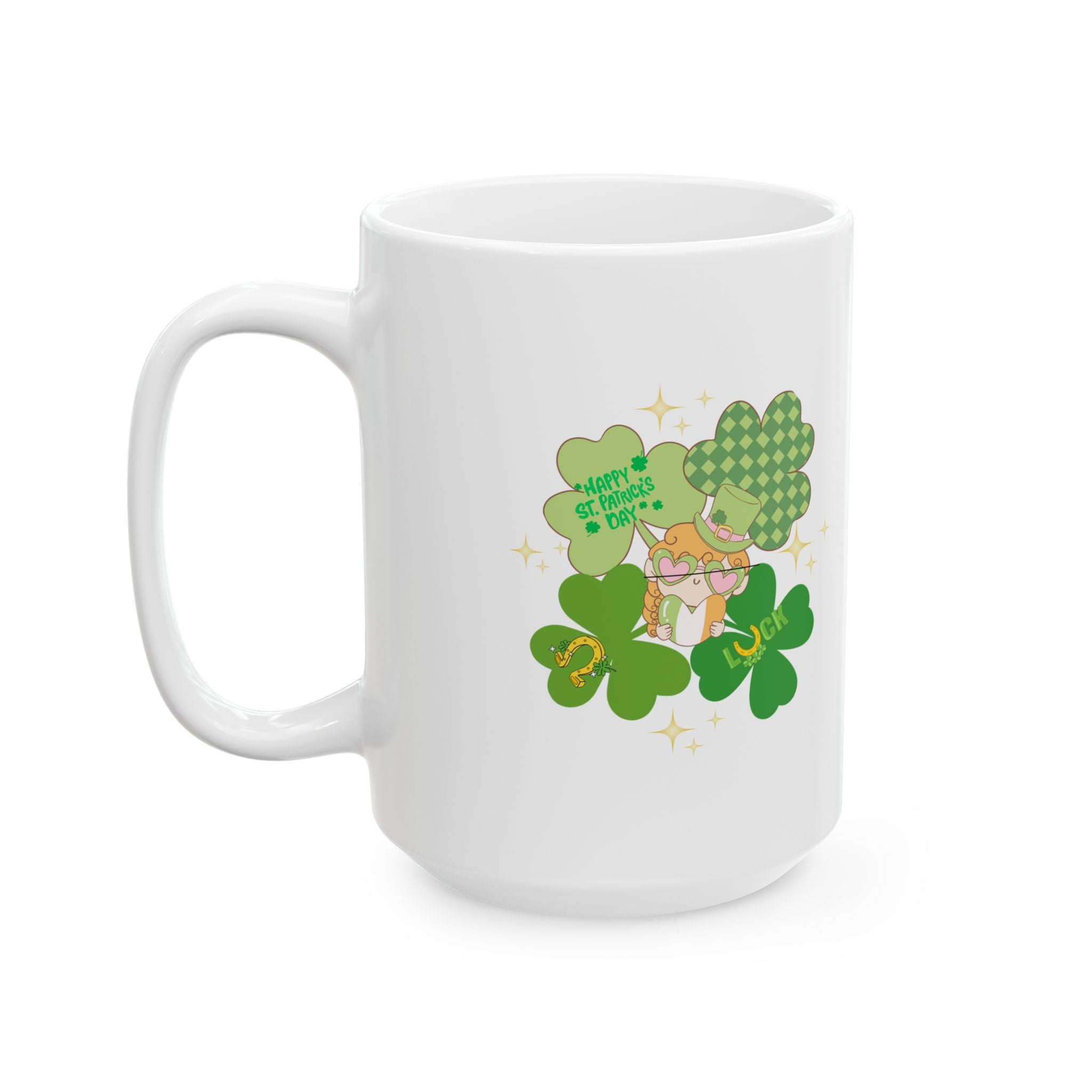 Retro St. Paddy's Day Ceramic Mug  (11oz, 15oz)