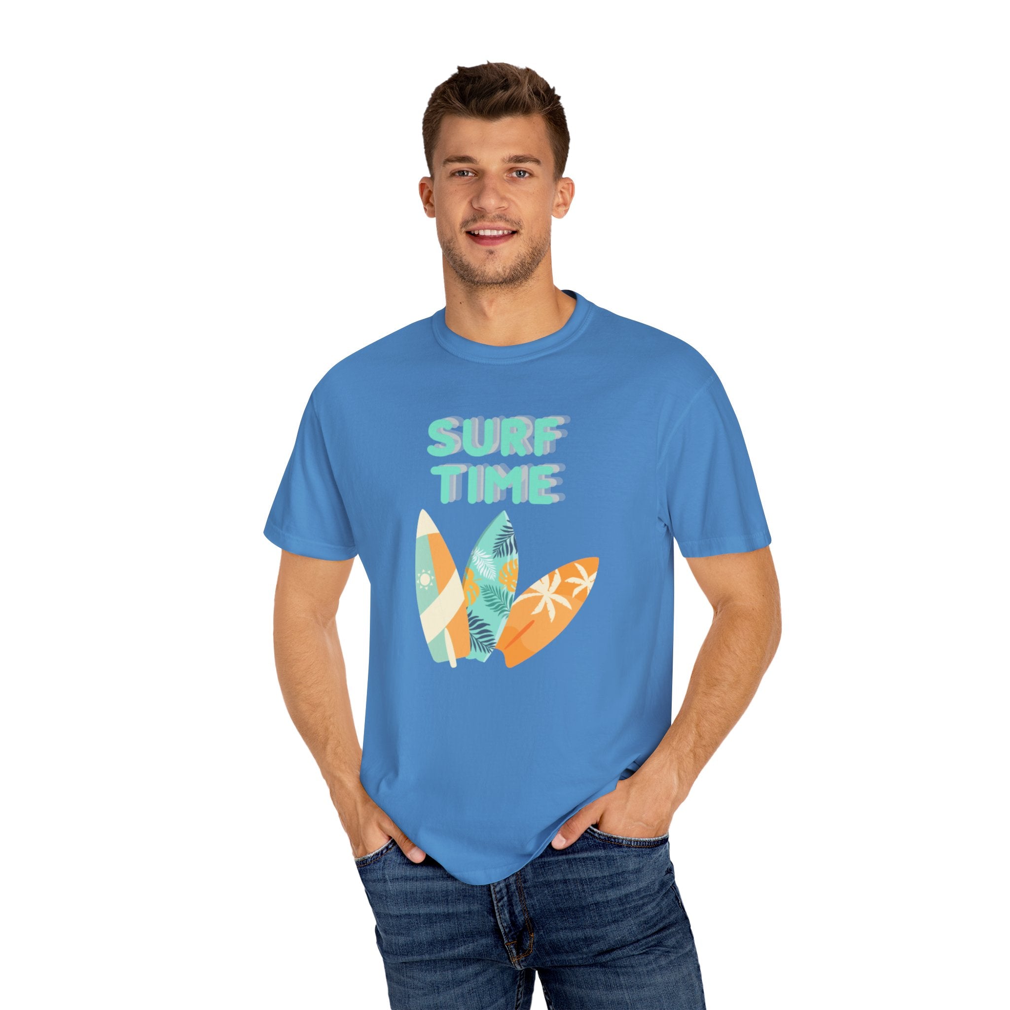 Surf Time Unisex Garment-Dyed T-shirt