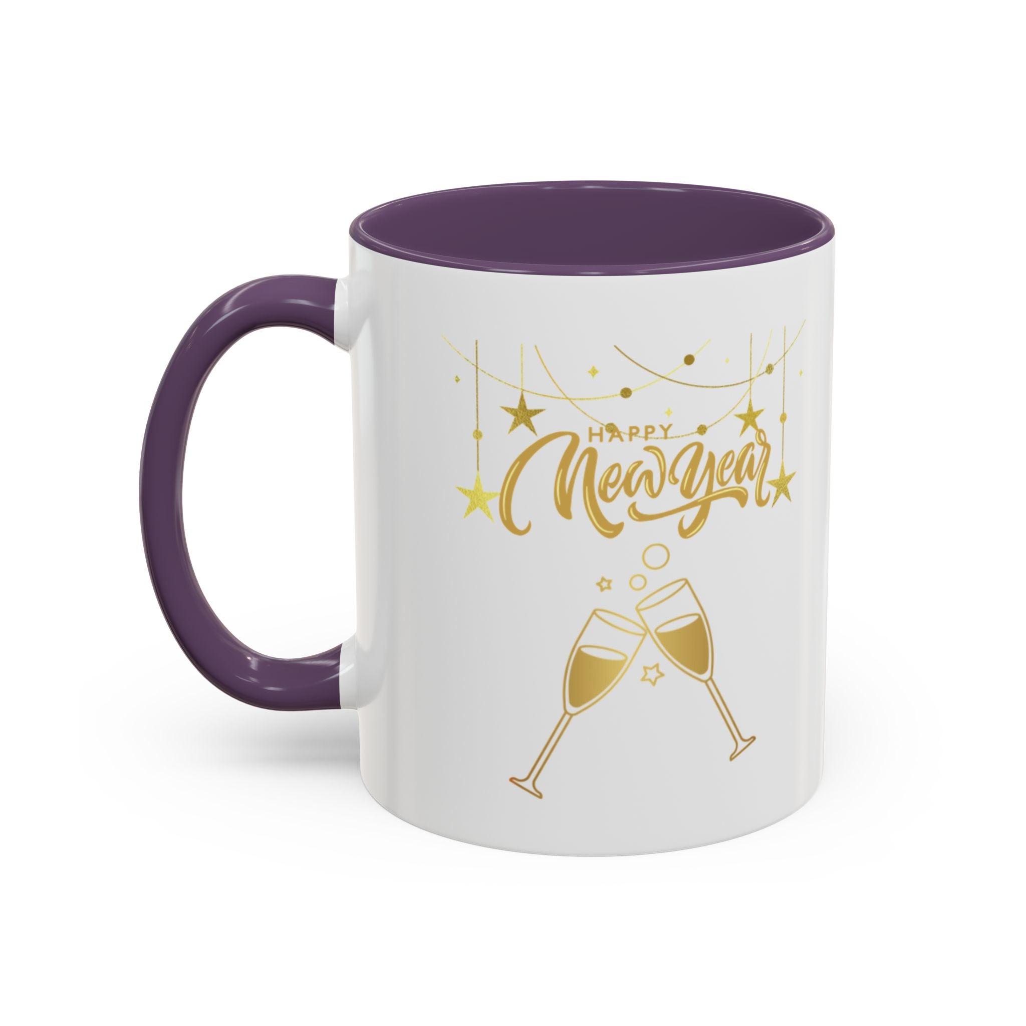 Happy New Year Accent Coffee Mug (11, 15oz)