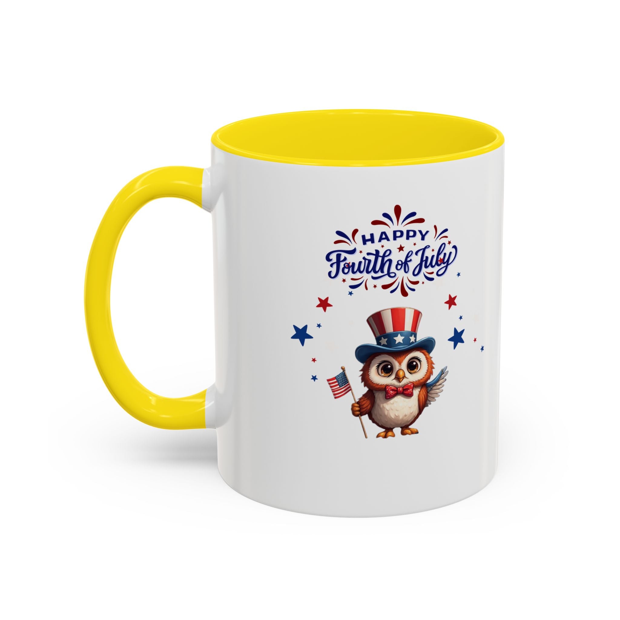 American Eagle Happy 4th of July Coffee Mug