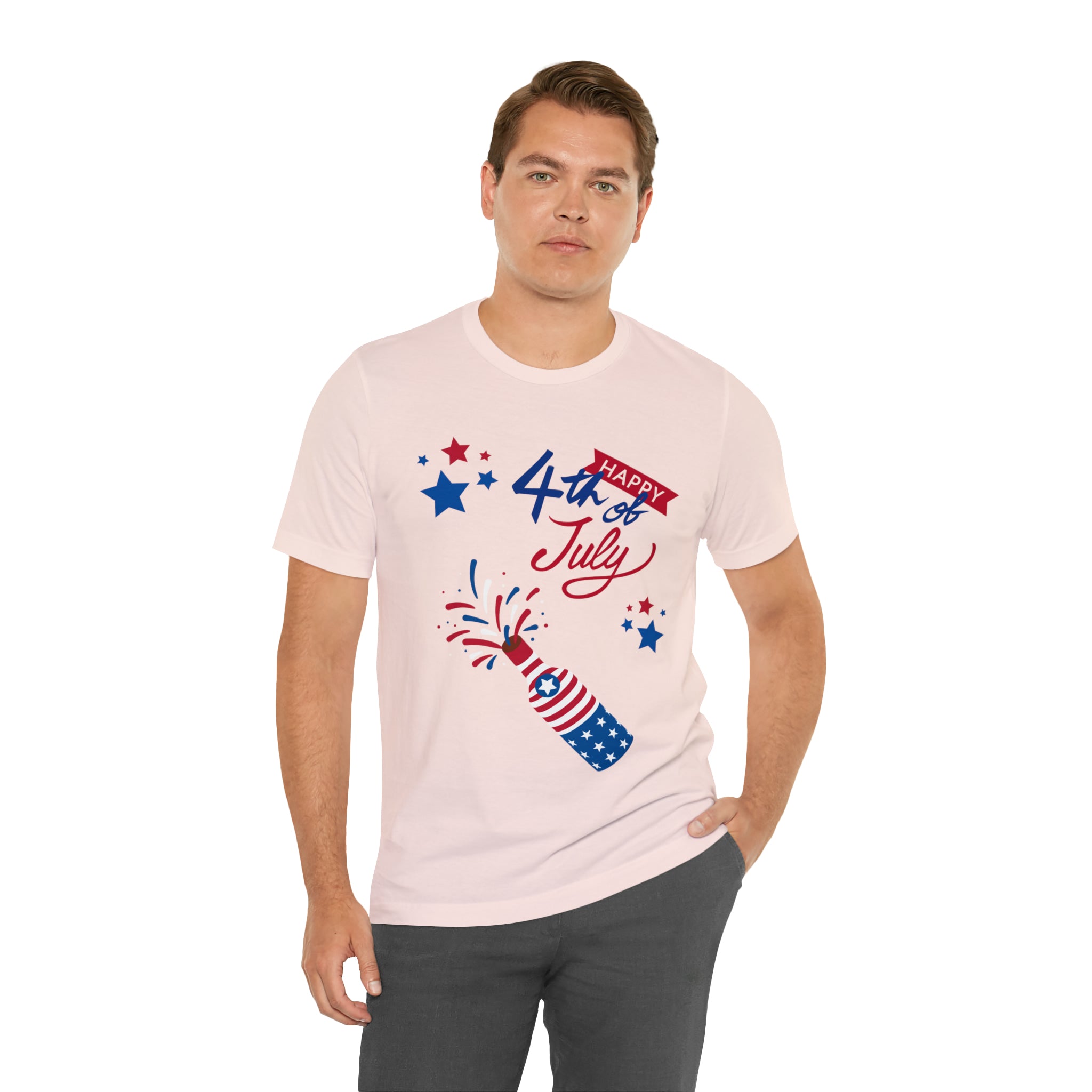 Happy 4th Of July Celebration Unisex Jersey Short Sleeve Tee