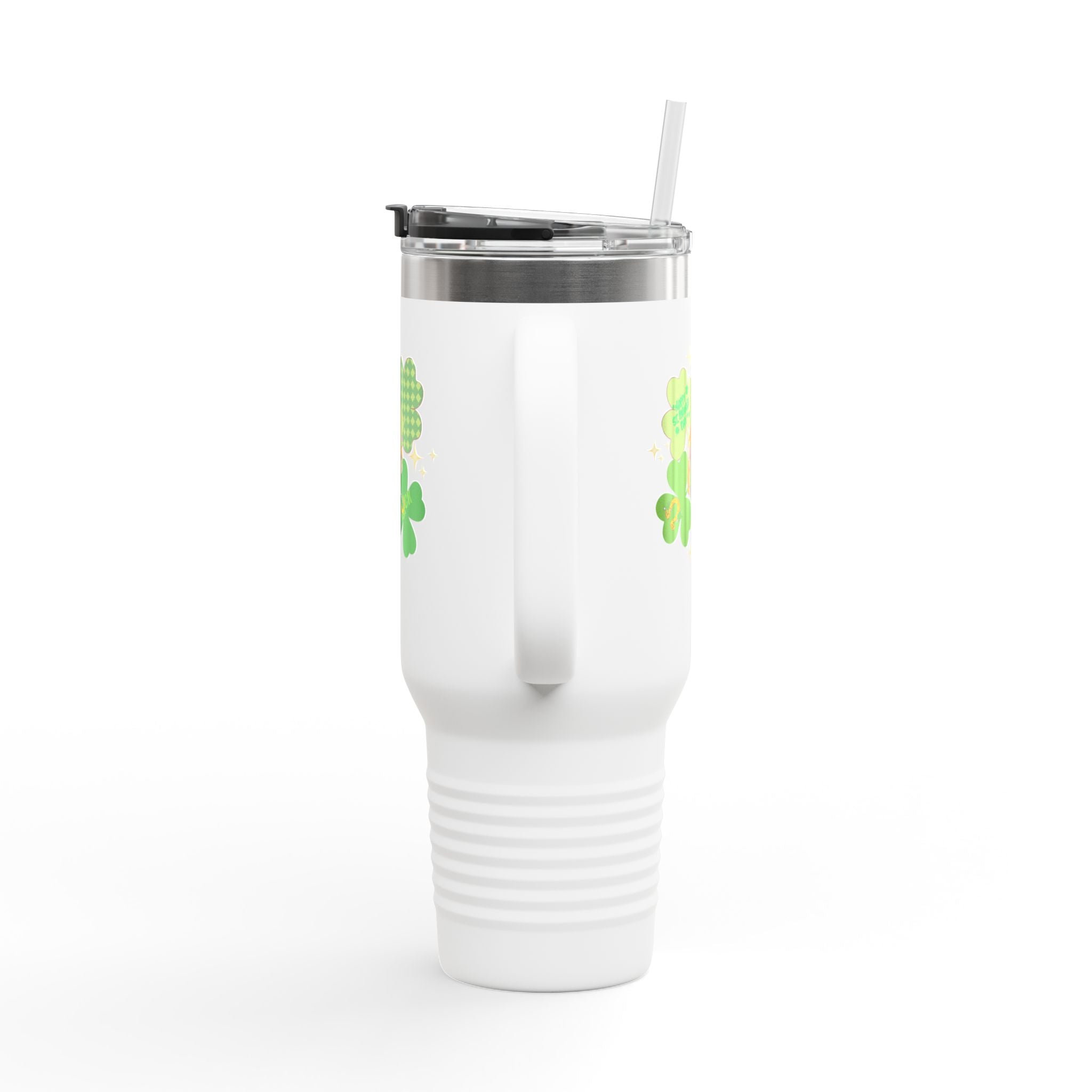 Retro St. Paddy's Day Insulated Travel Mug