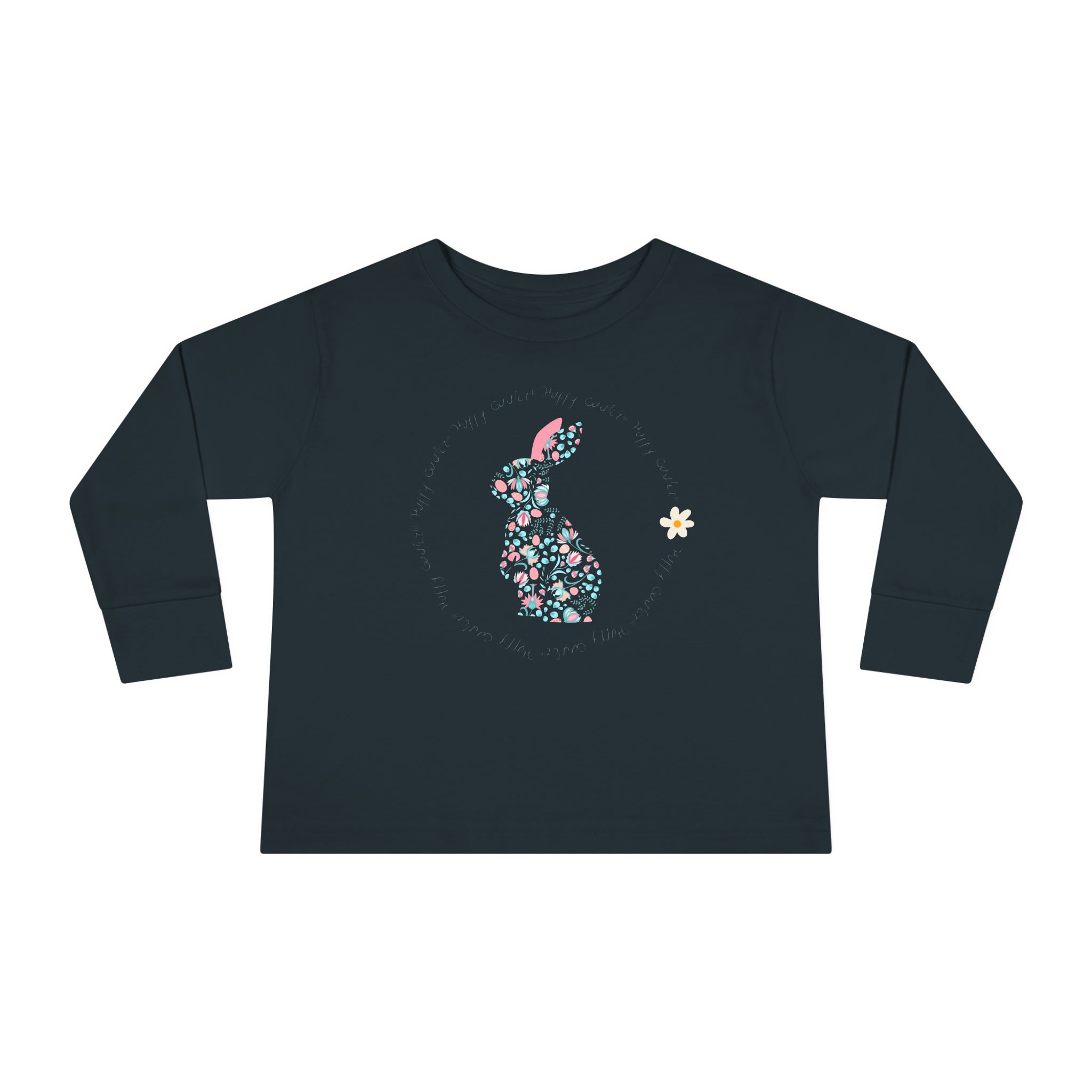 Happy Easter Rabbit Day Toddler Long Sleeve Tee
