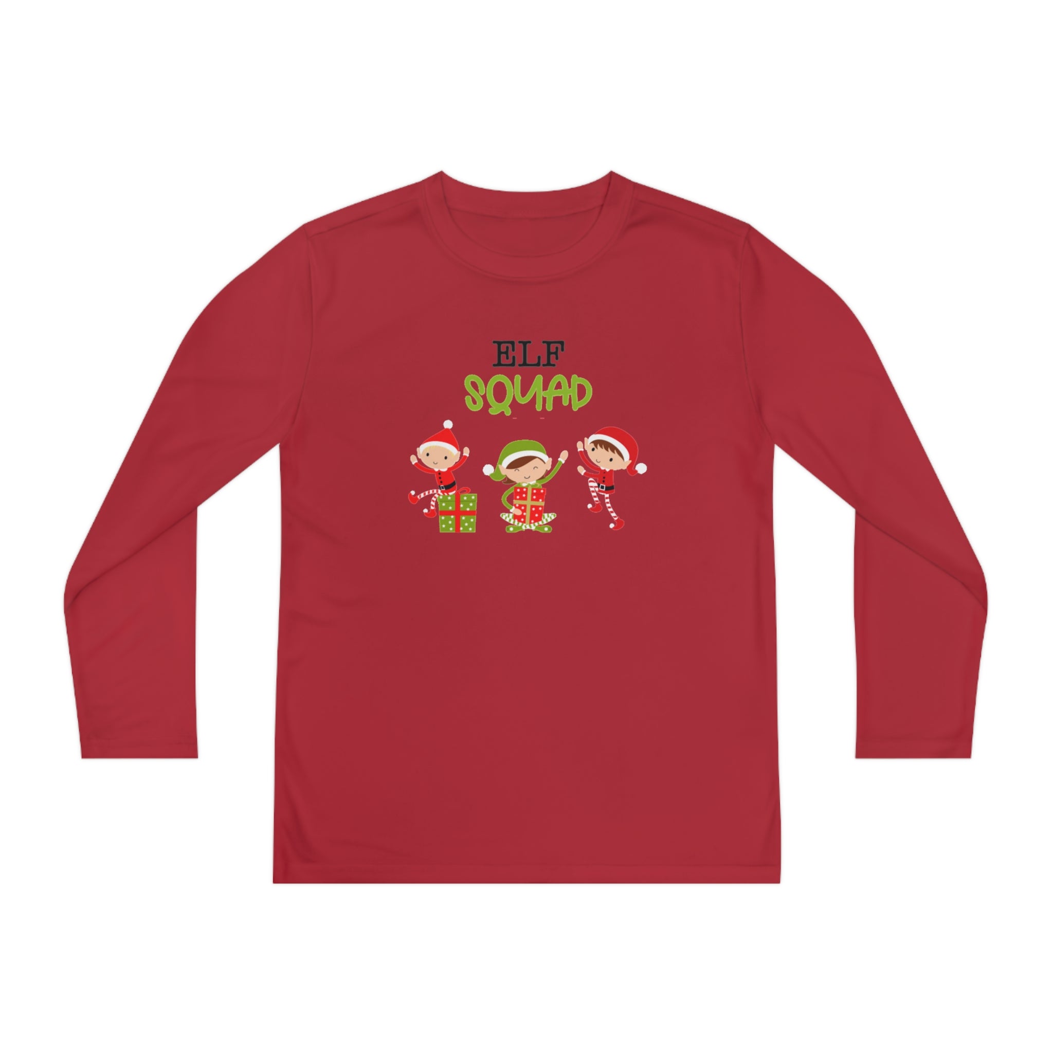 Elf Squad Youth Long Sleeve Competitor Tee