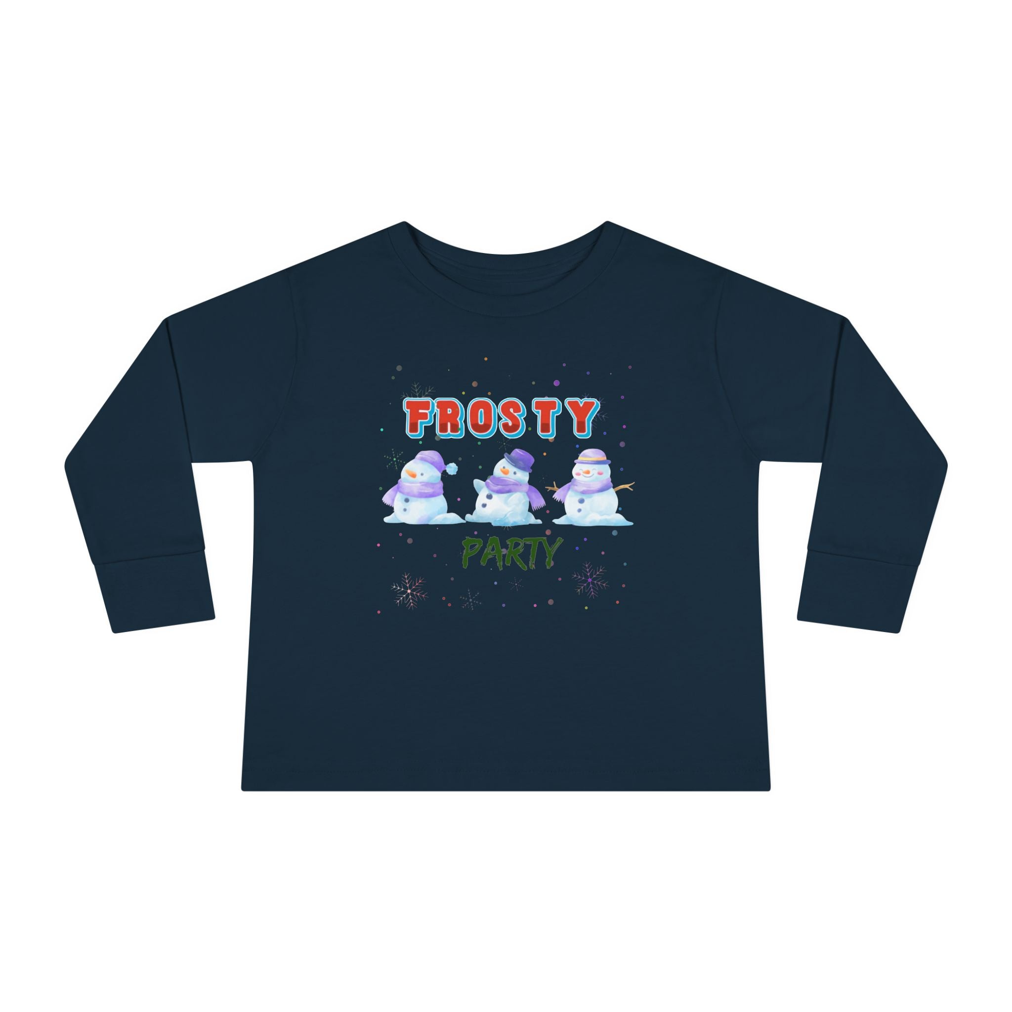 Frosty Party Toddler Long Sleeve Tee