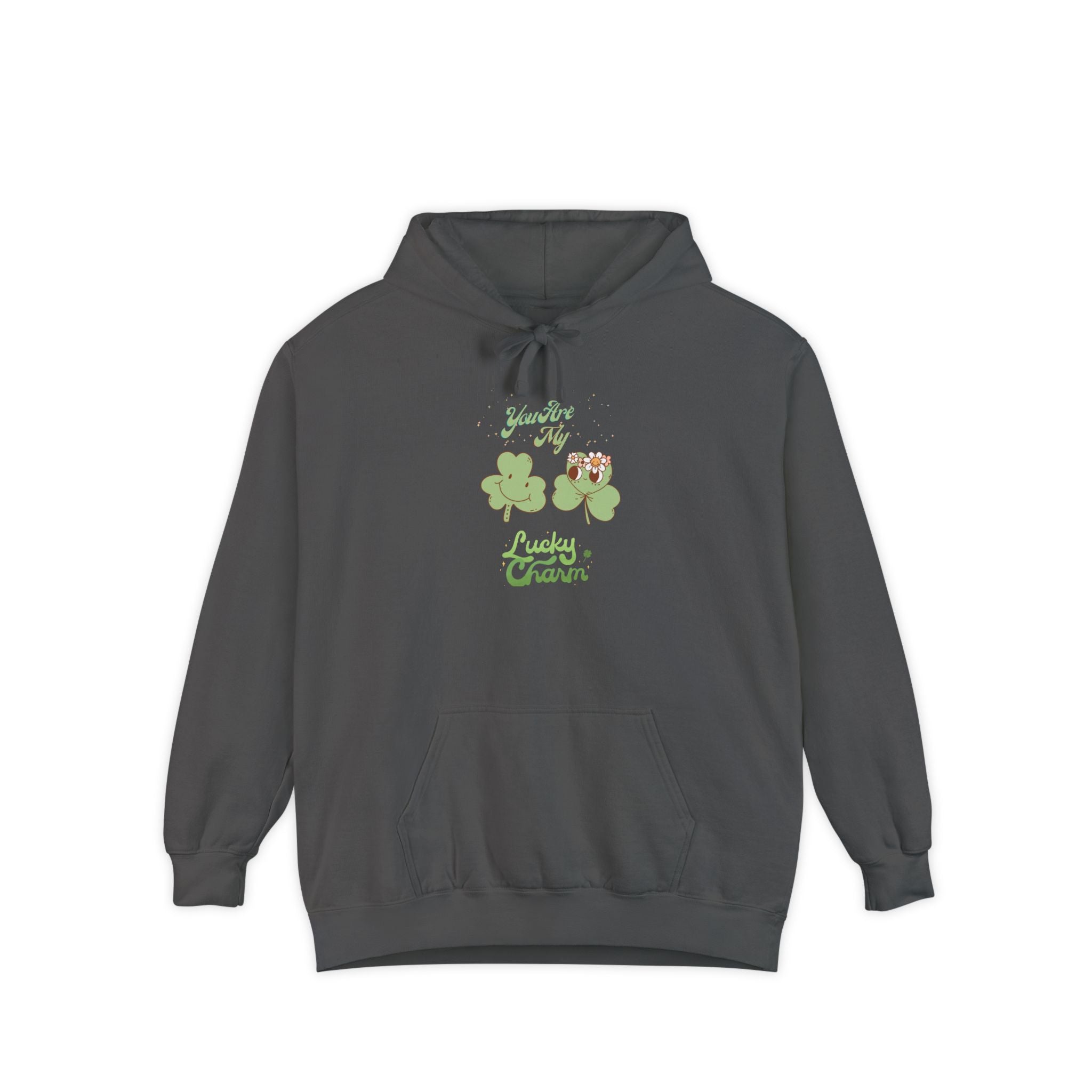 You're My Lucky Charm Unisex Garment-Dyed Hoodie for St. Patrick's Day