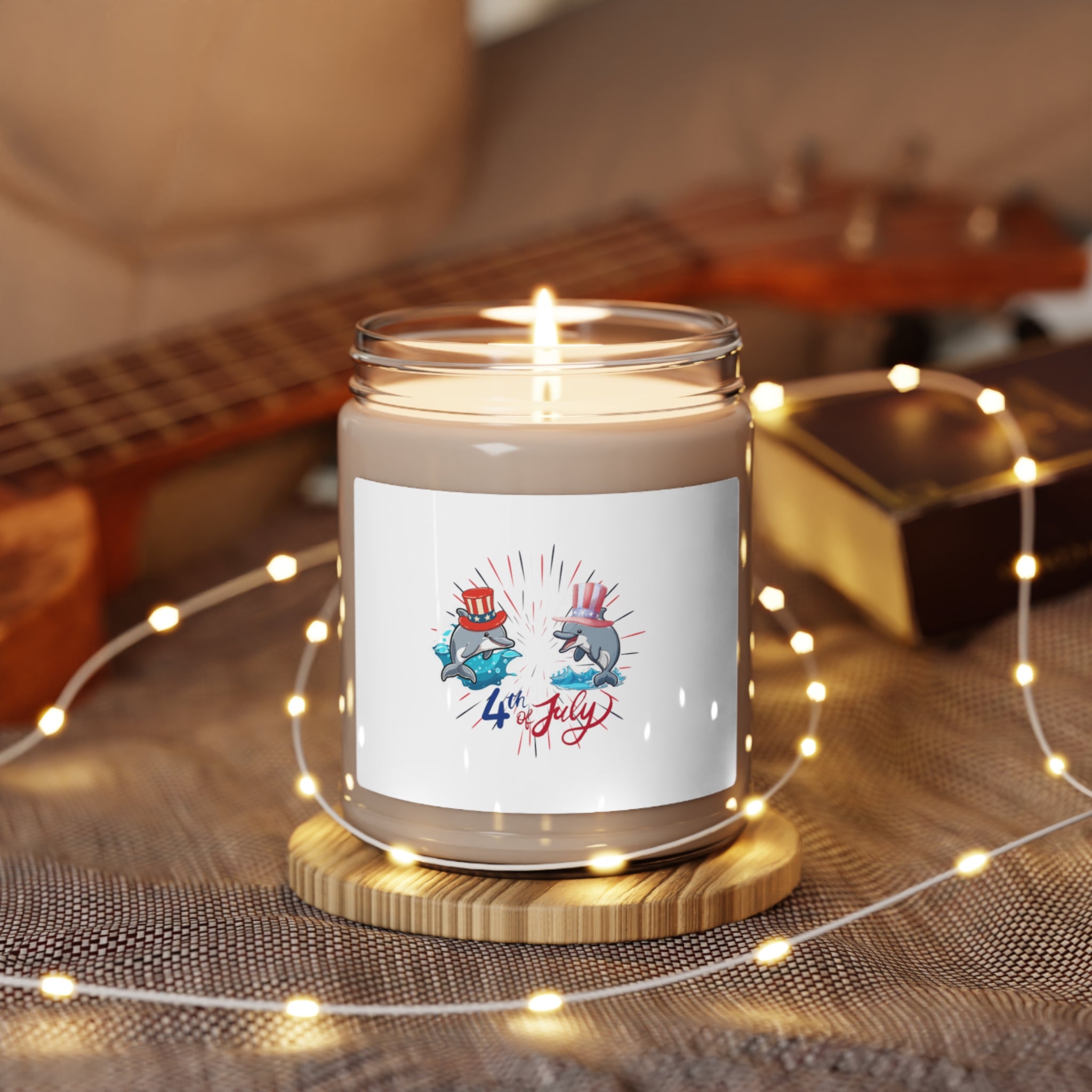 Splash 4th Of July Scented Soy Candle, 9oz