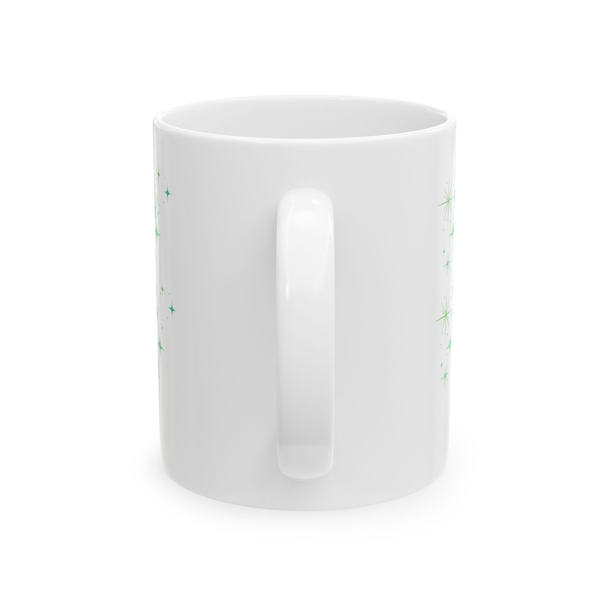 Kiss Me I'm Irish Cat Ceramic Mug