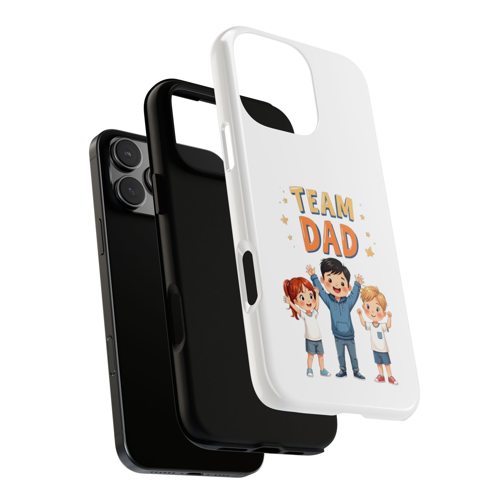 Team Dad Phone Case, Fun Gift for Fathers, Durable Phone Protector, Cute Dad Team Merchandise, Father's Day Special