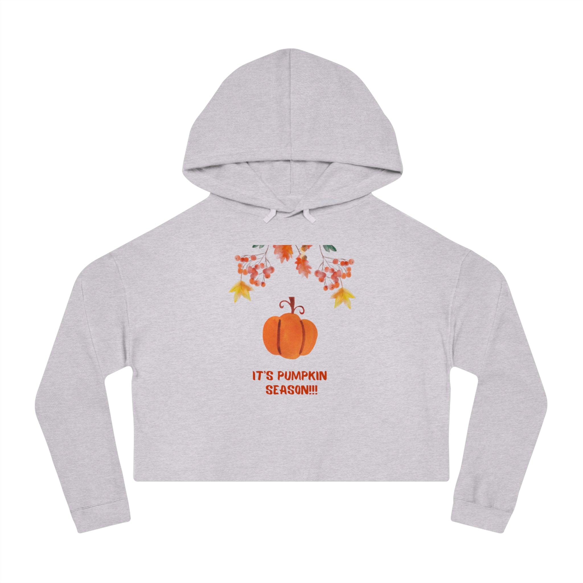 Pumpkin Season Women’s Cropped Hooded Sweatshirt