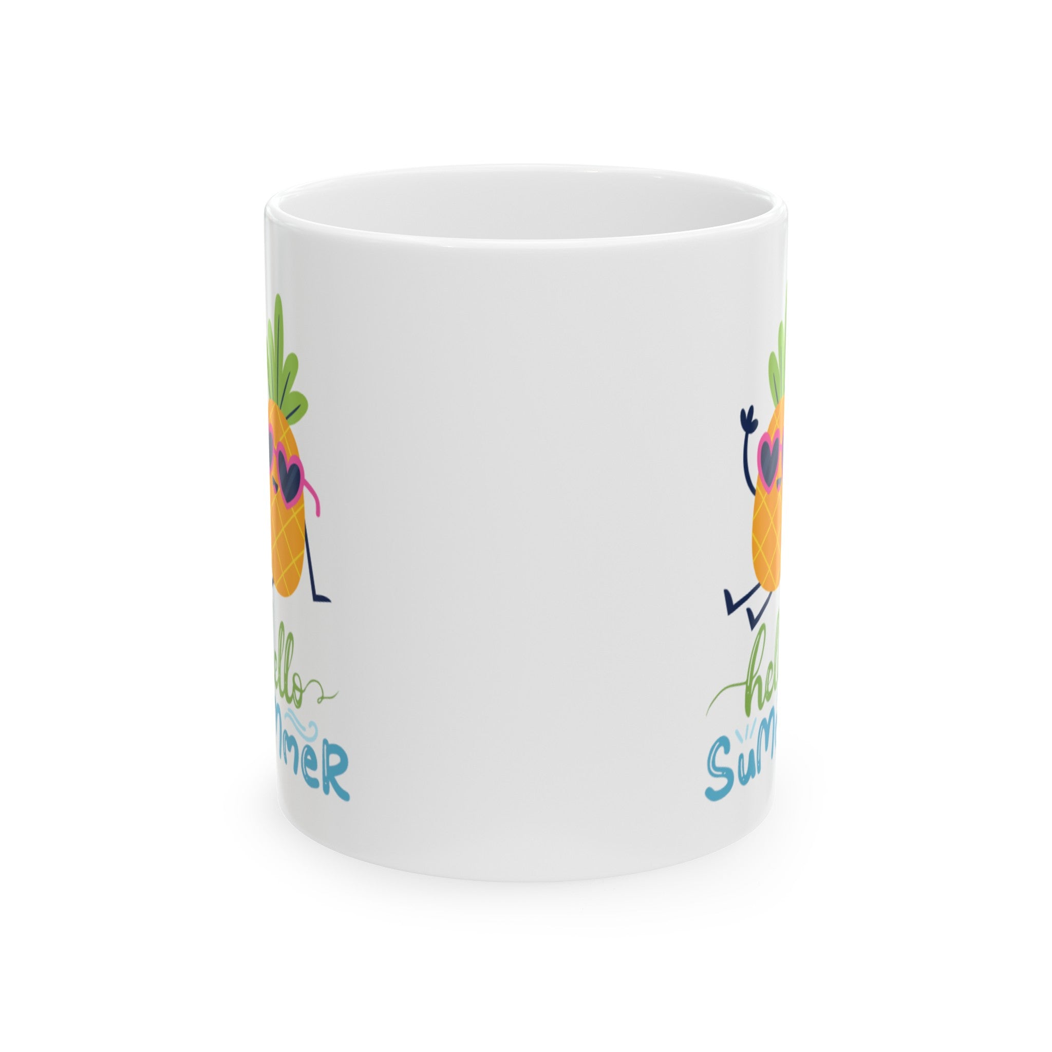 Hello Summer Fun Ceramic Mug, (11oz, 15oz)