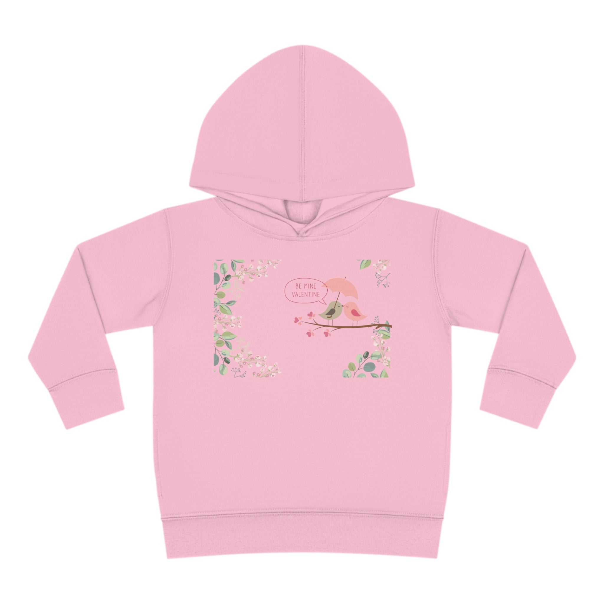 Happy Valentine's Day Lovers Toddler Pullover Fleece Hoodie