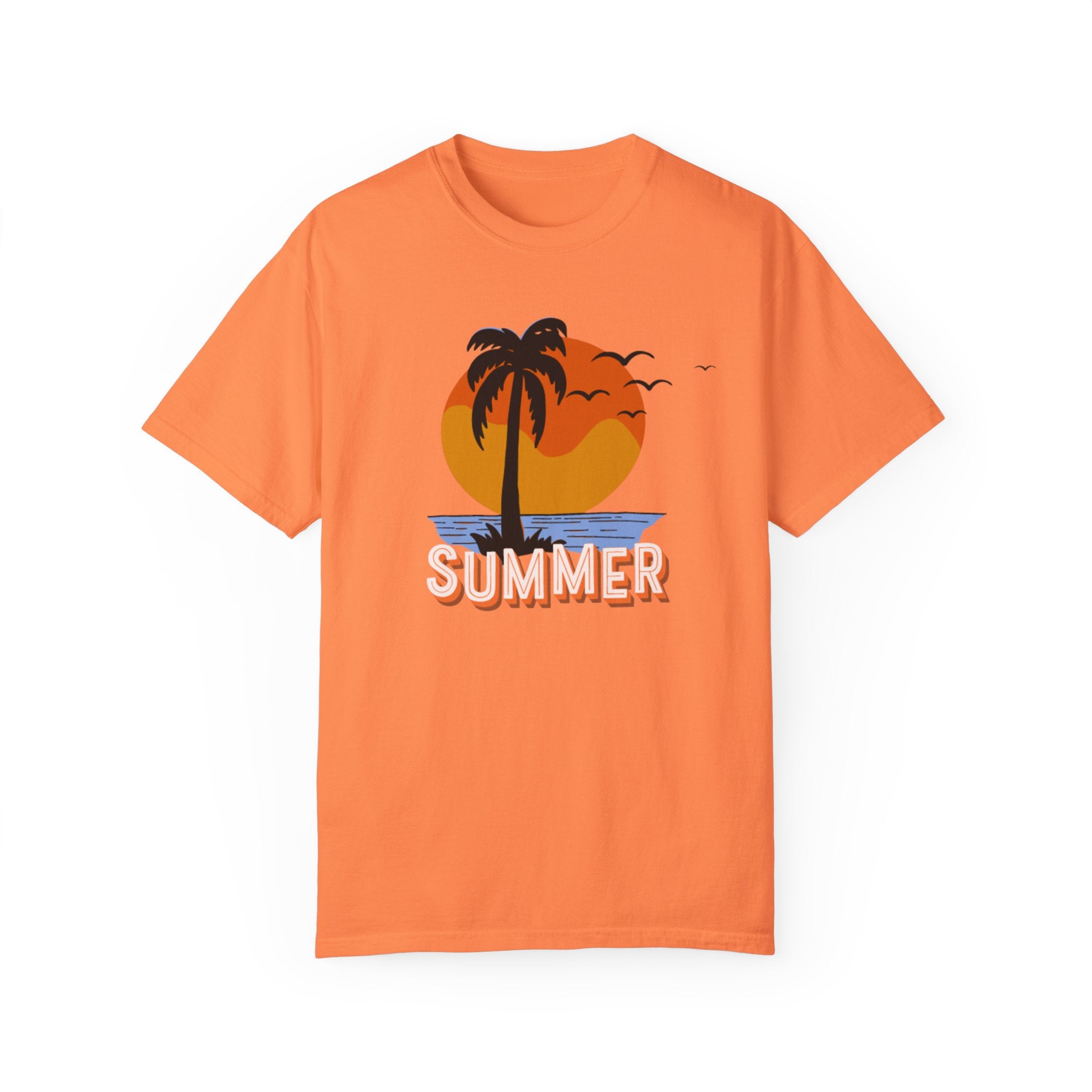 Summer Sunset Unisex Garment-Dyed T-shirt