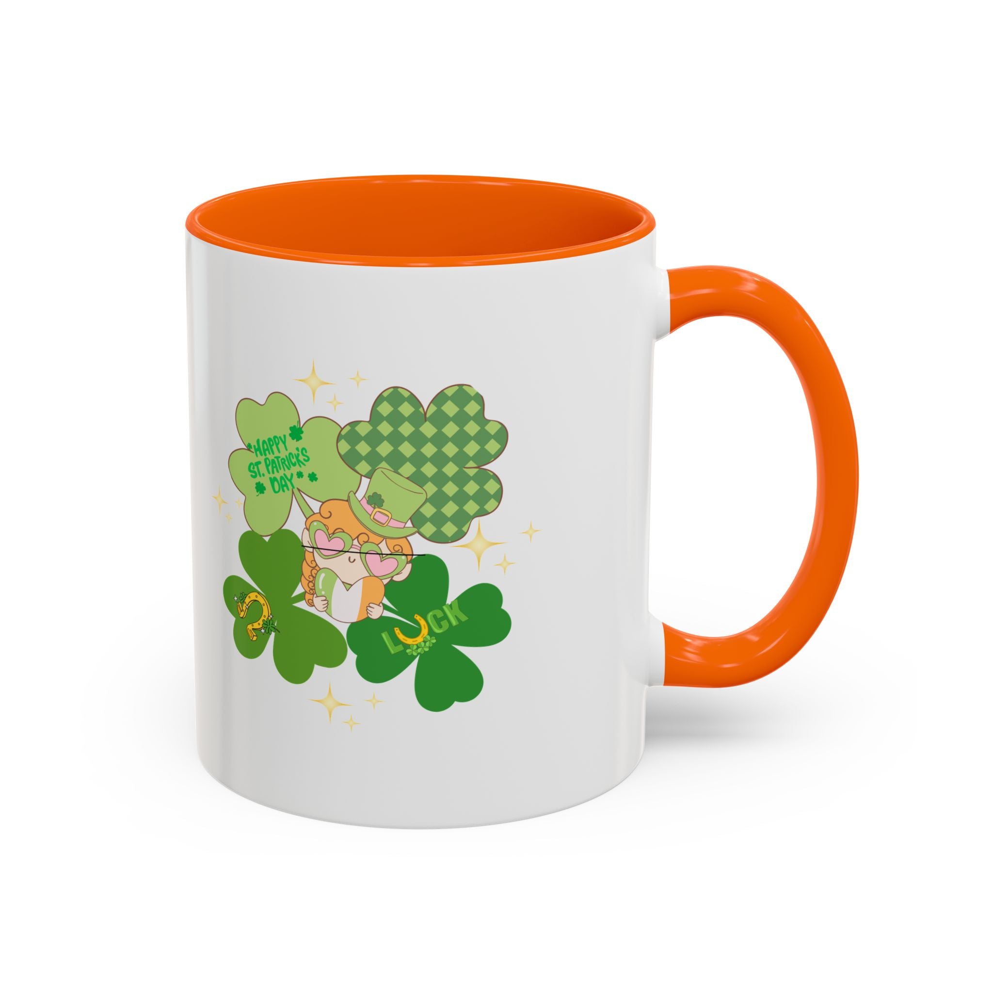 Retro St. Paddy's Day Accent Coffee Mug - 11oz & 15oz