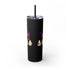 Spooky Season Skinny Tumbler with Straw, 20oz